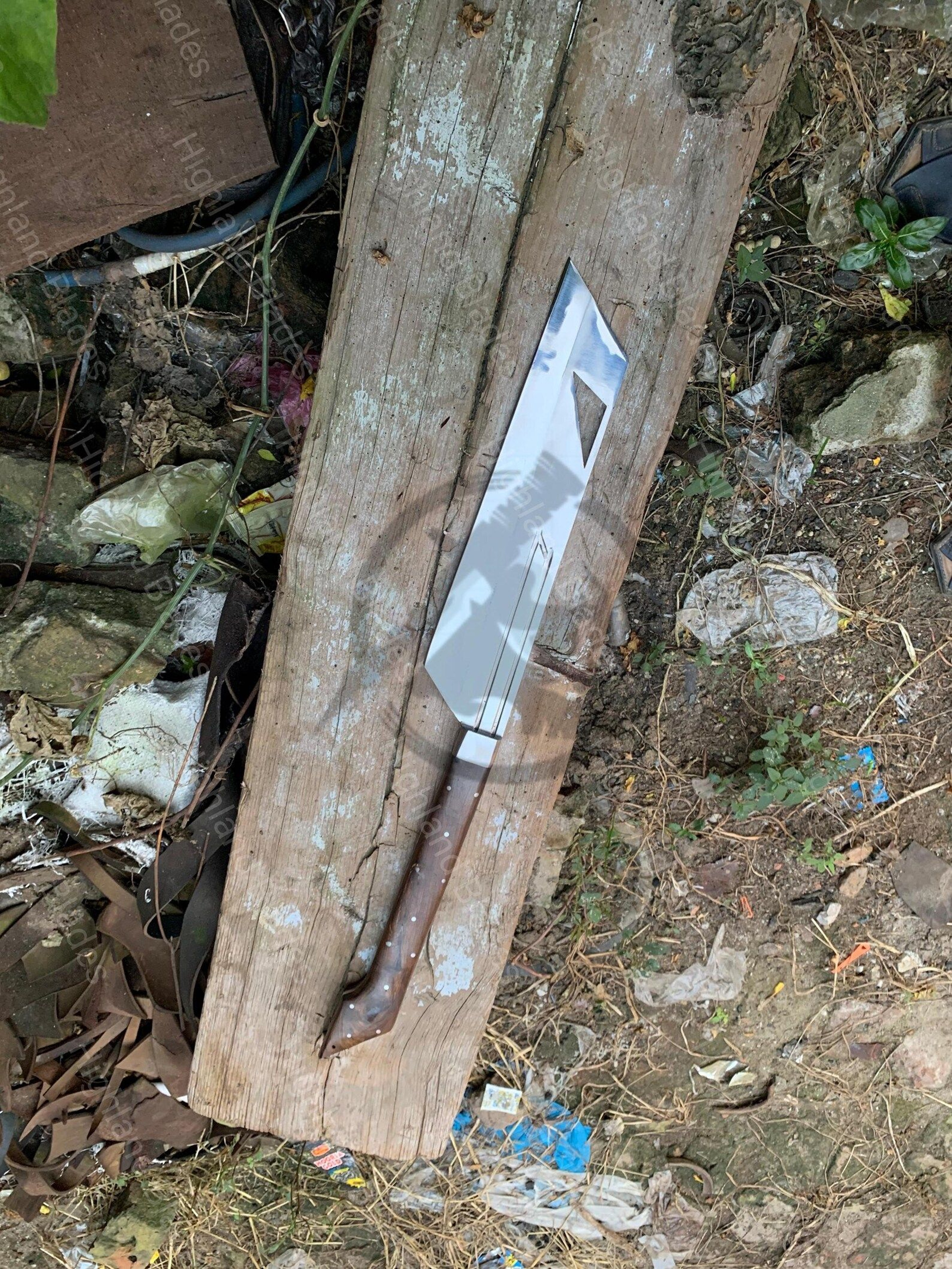 Custom Dao Machete Handcrafted High Carbon Steel Jungle Machete With Premium Leather Sheath C 8