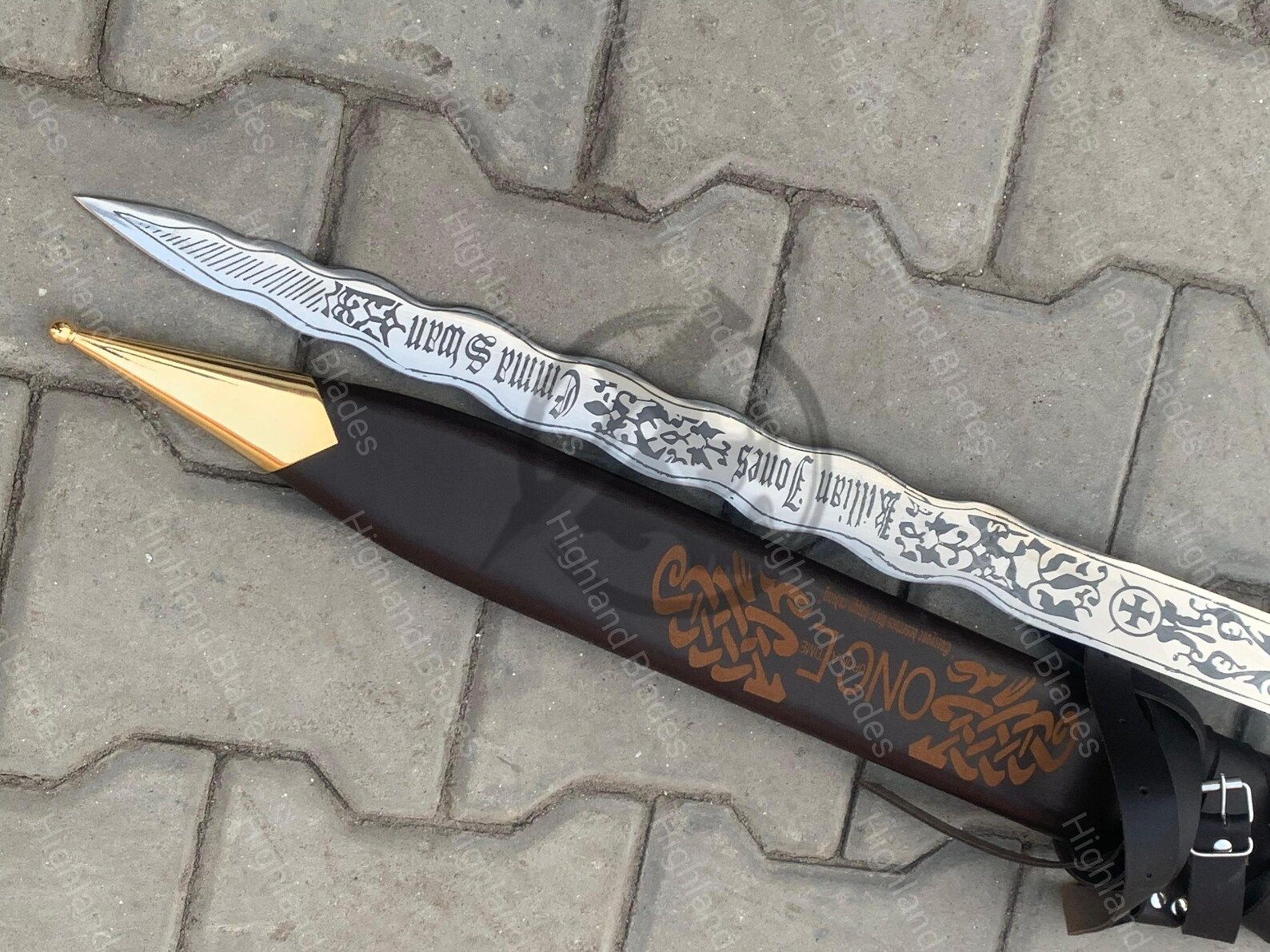 Once Upon A Time Excalibur Sword Premium Fantasy Blade With Authentic Scabbard Ideal Collecti 3