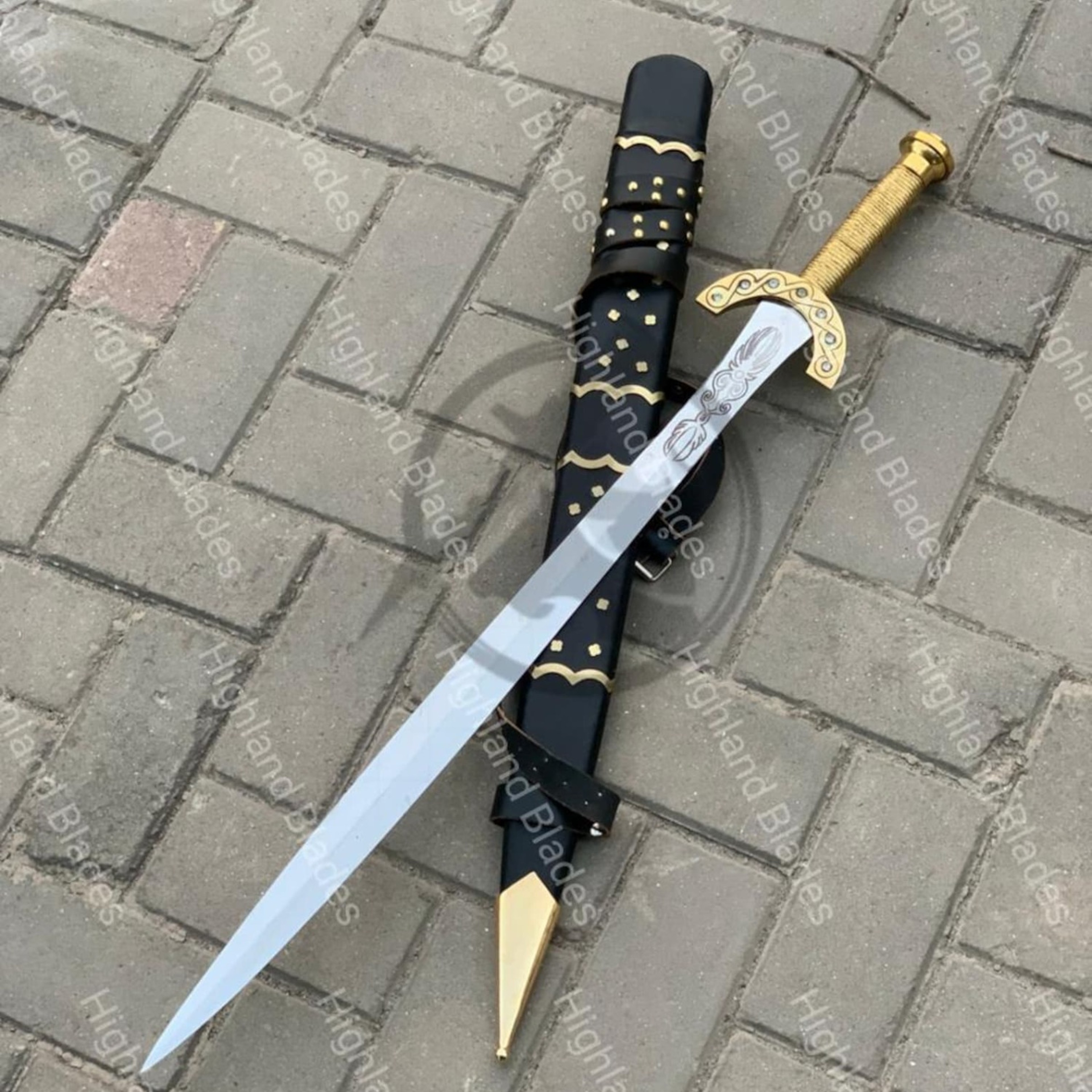 Perseus Sword Authentic Greek Mythology Display Sword With Polished Stainless Steel Blade  Sc 0jpg