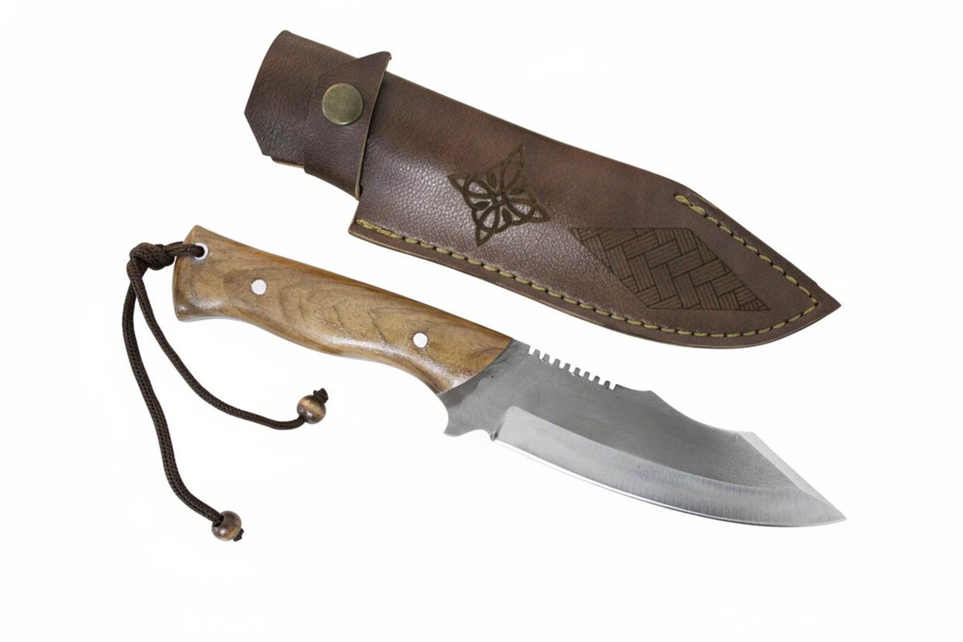 Handcrafted Outdoor Knife With Full Tang Blade Tactical Fixed Blade Knife Personalized With Engravi