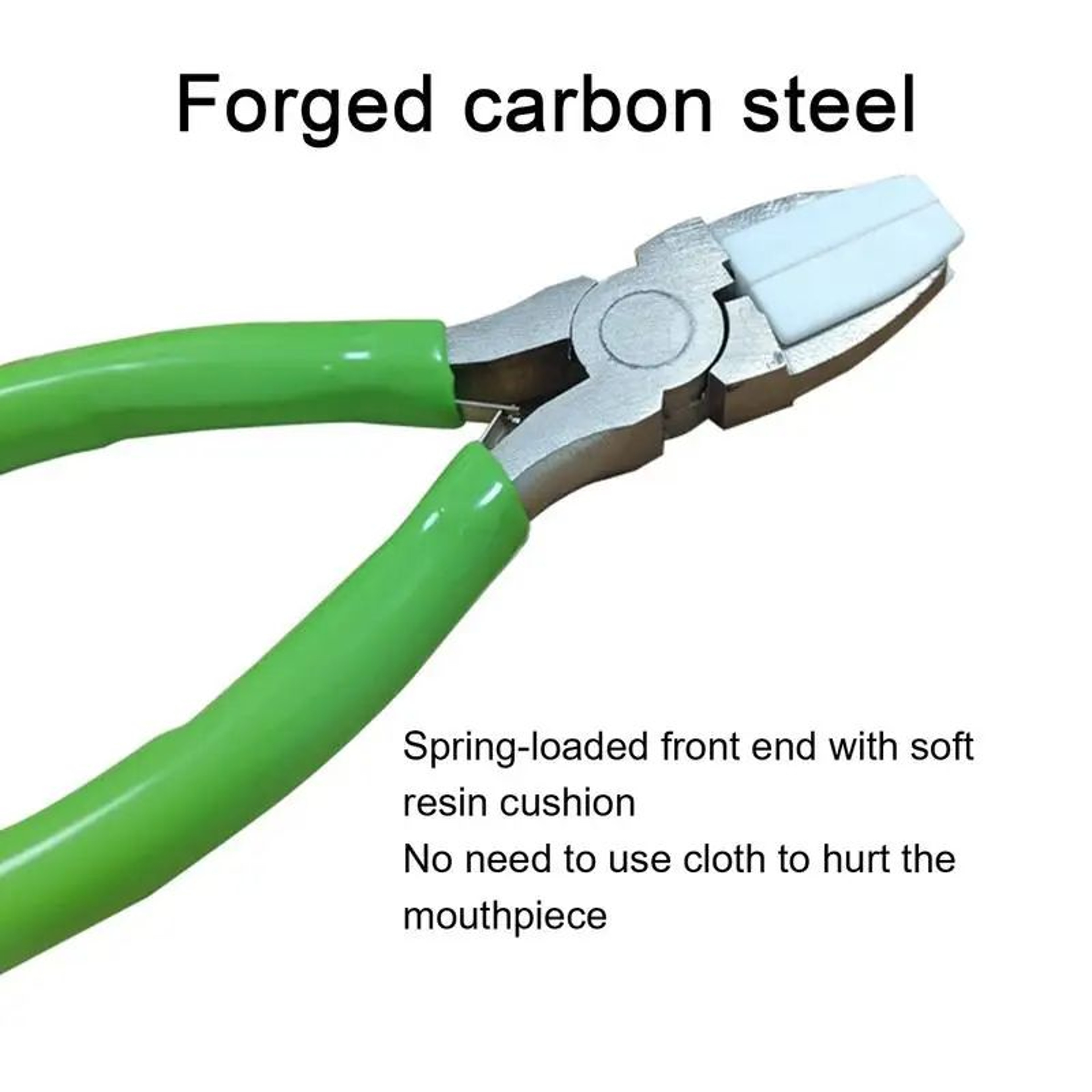 Carbon Steel Nylon Jaw Pliers Craft Plat Nose Pliers DIY  Tools For Beading Looping Shaping Wire Je 4