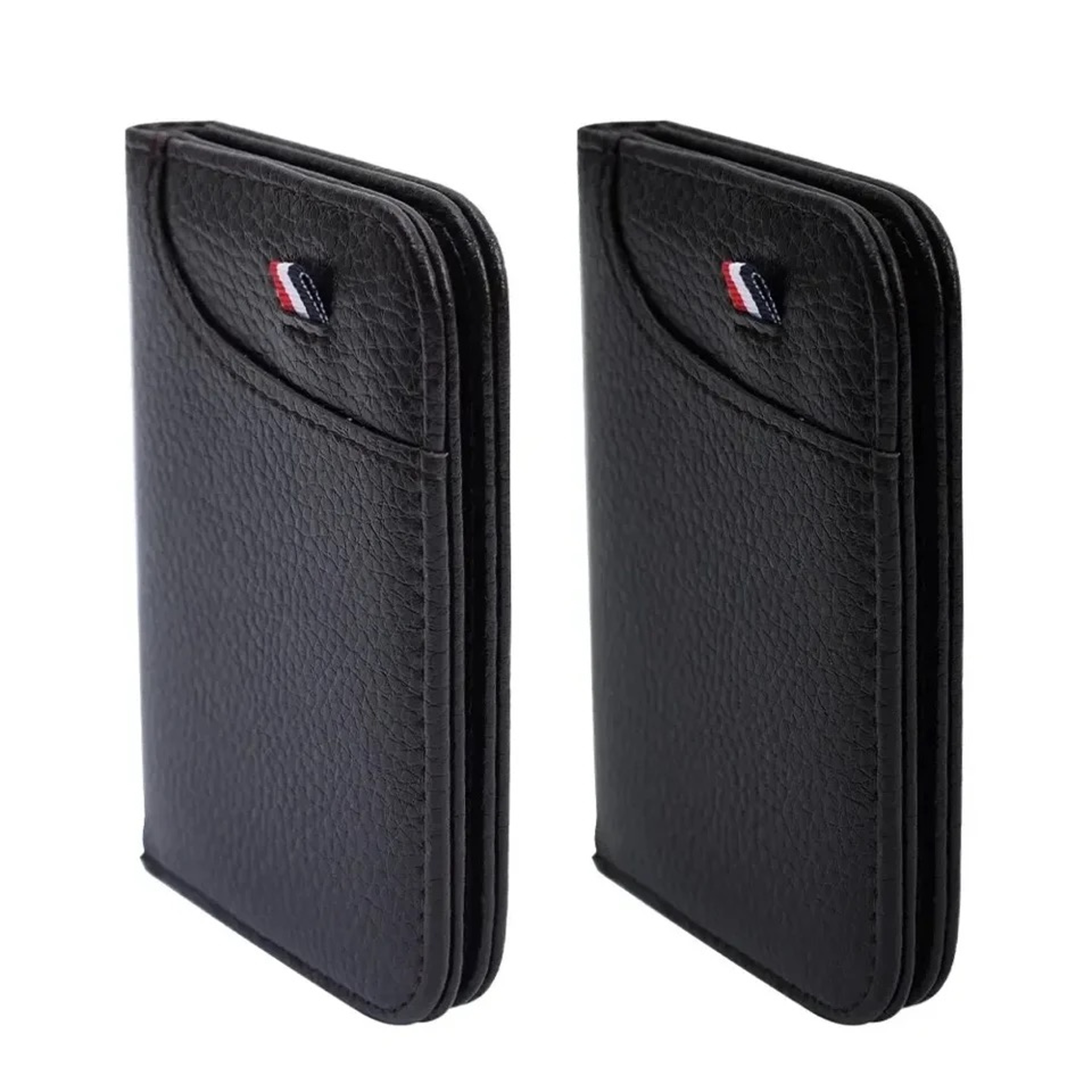PU Leather Mini ID Credit Card Wallet for Men, Slim Portable Small Wallet, Thin Soft Card Holder Purse – view 6