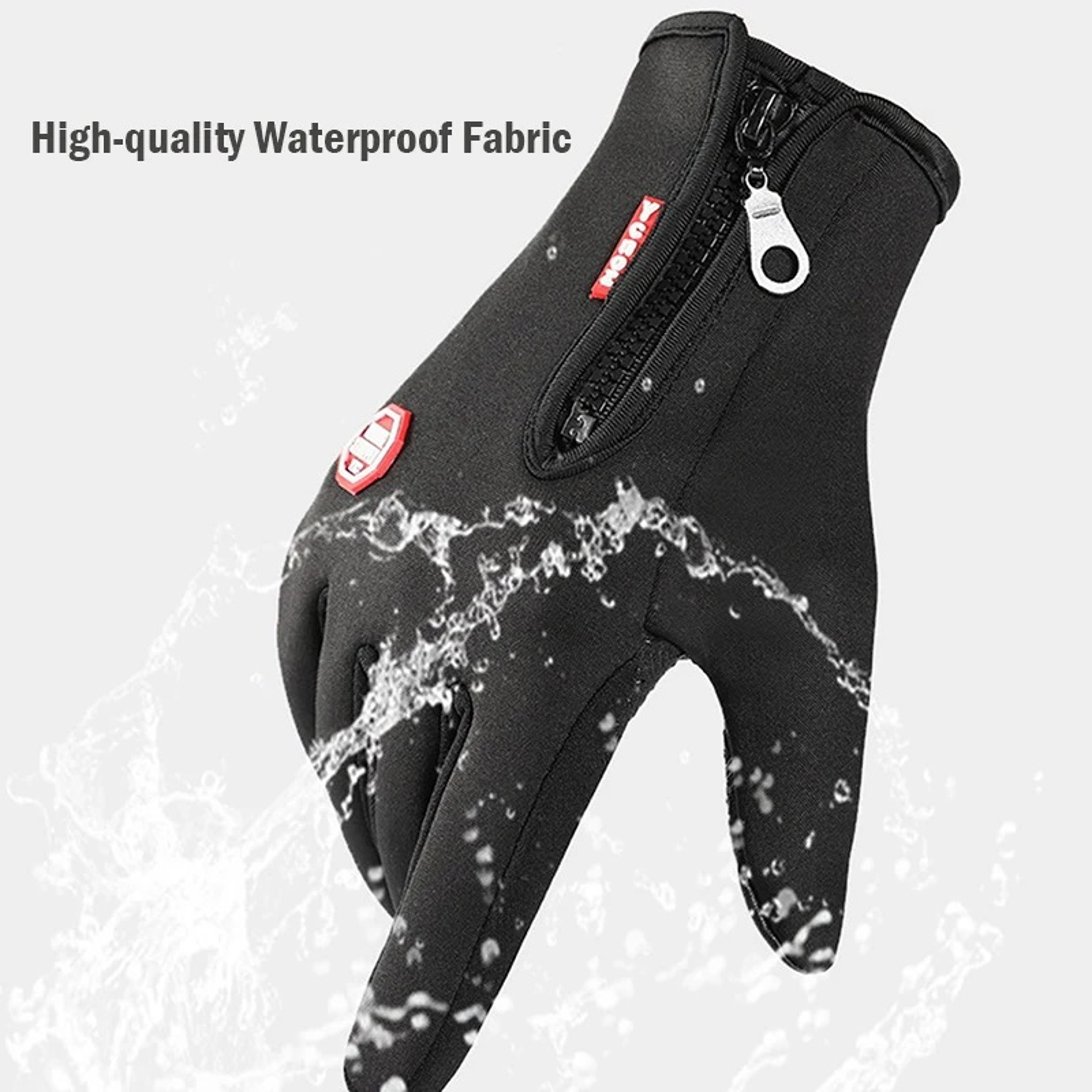 Winter Warm Windproof Gloves Touch Screen Waterproof Anti Slip For Men And Women Bicycle Sports 3