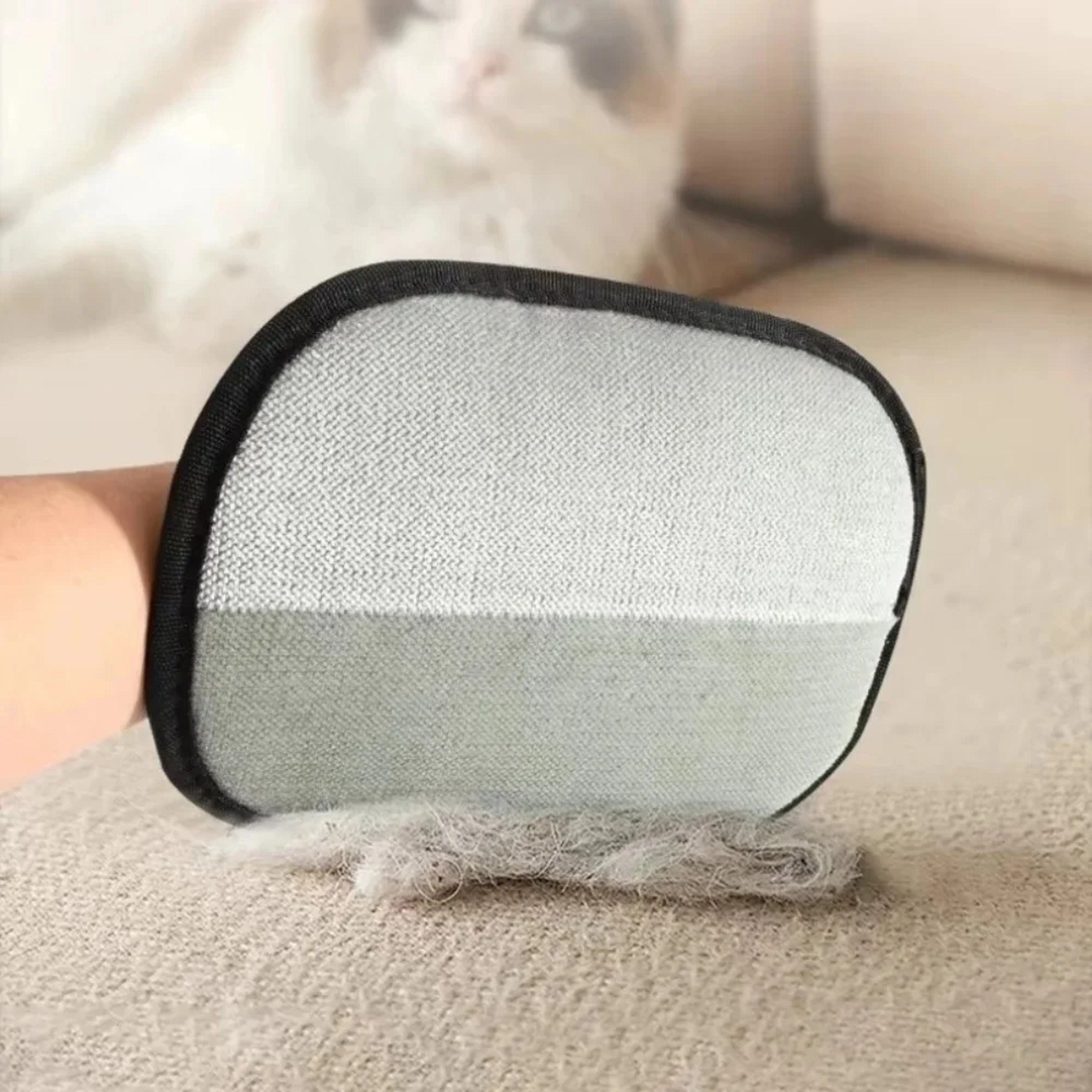 Premium Reusable Pet Hair Removal Glove Double Sided Anti Static Grooming Tool For Cats Dogs  Home 2