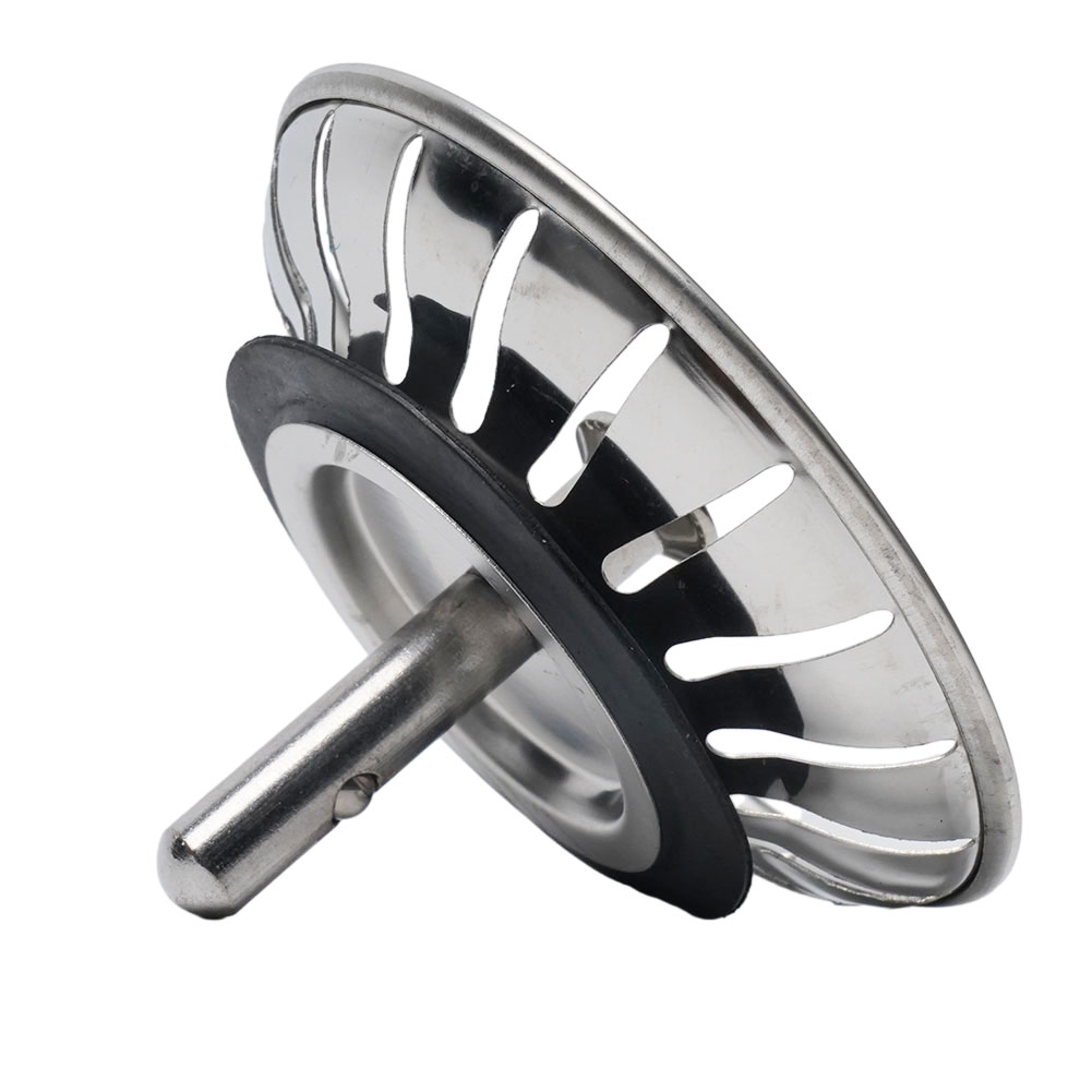 Premium Stainless Steel Kitchen Sink Drain Plug & Sink Strainer Stopper – view 3