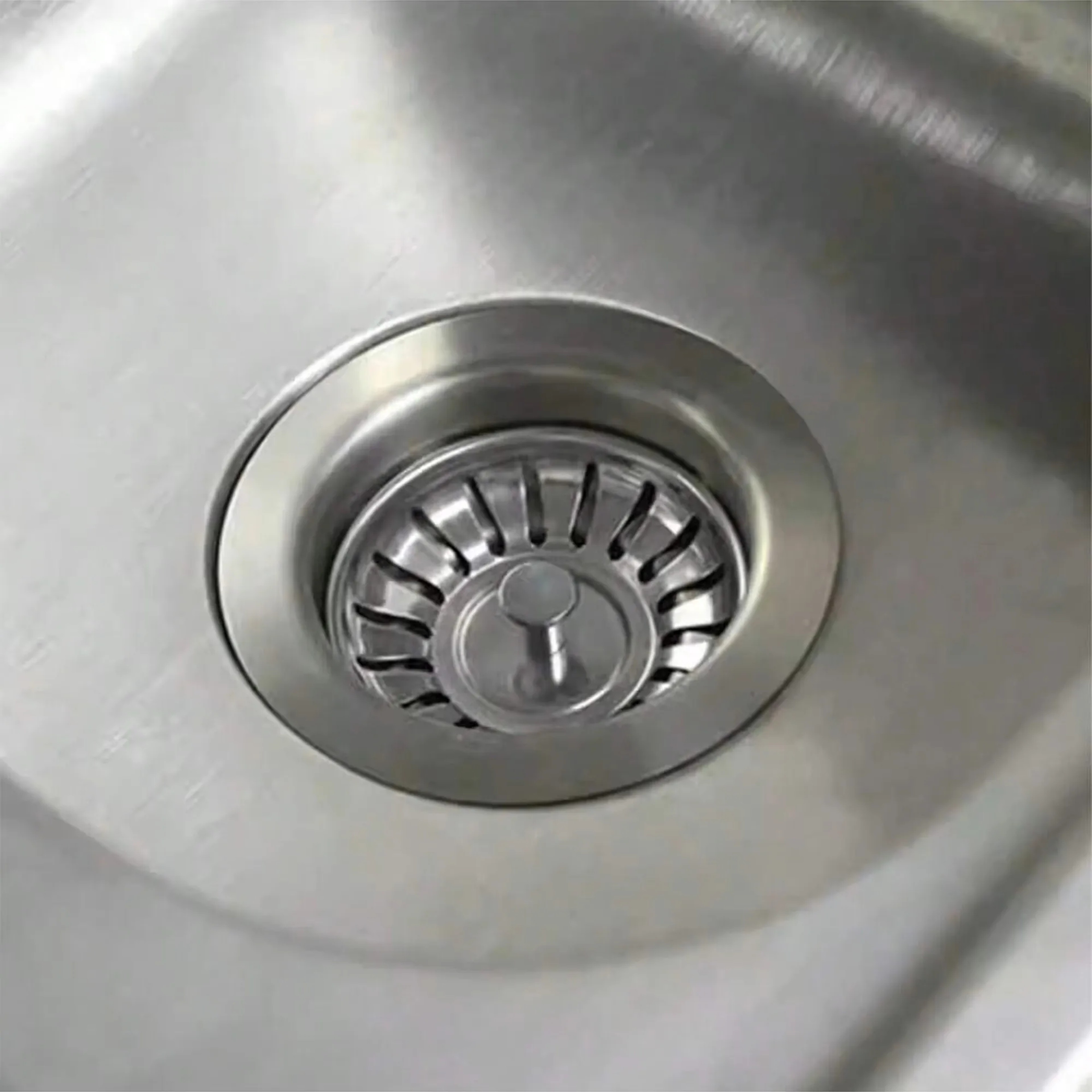 Premium Stainless Steel Kitchen Sink Drain Strainer & Stopper Anti Clog Filter Plug – view 2