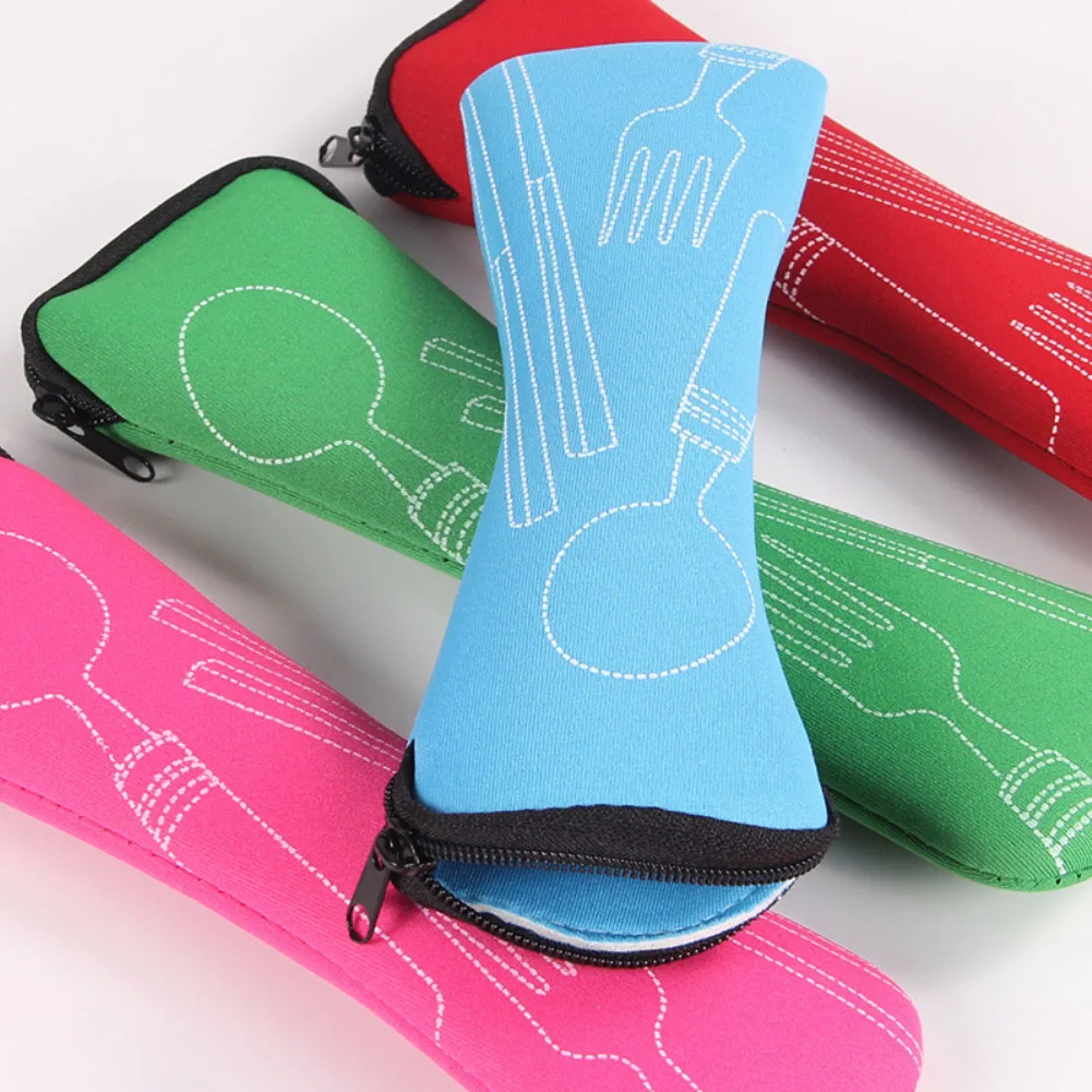Compact Portable Cutlery Storage Bag Travel Utensil Organizer for Picnic & On the Go – view 4