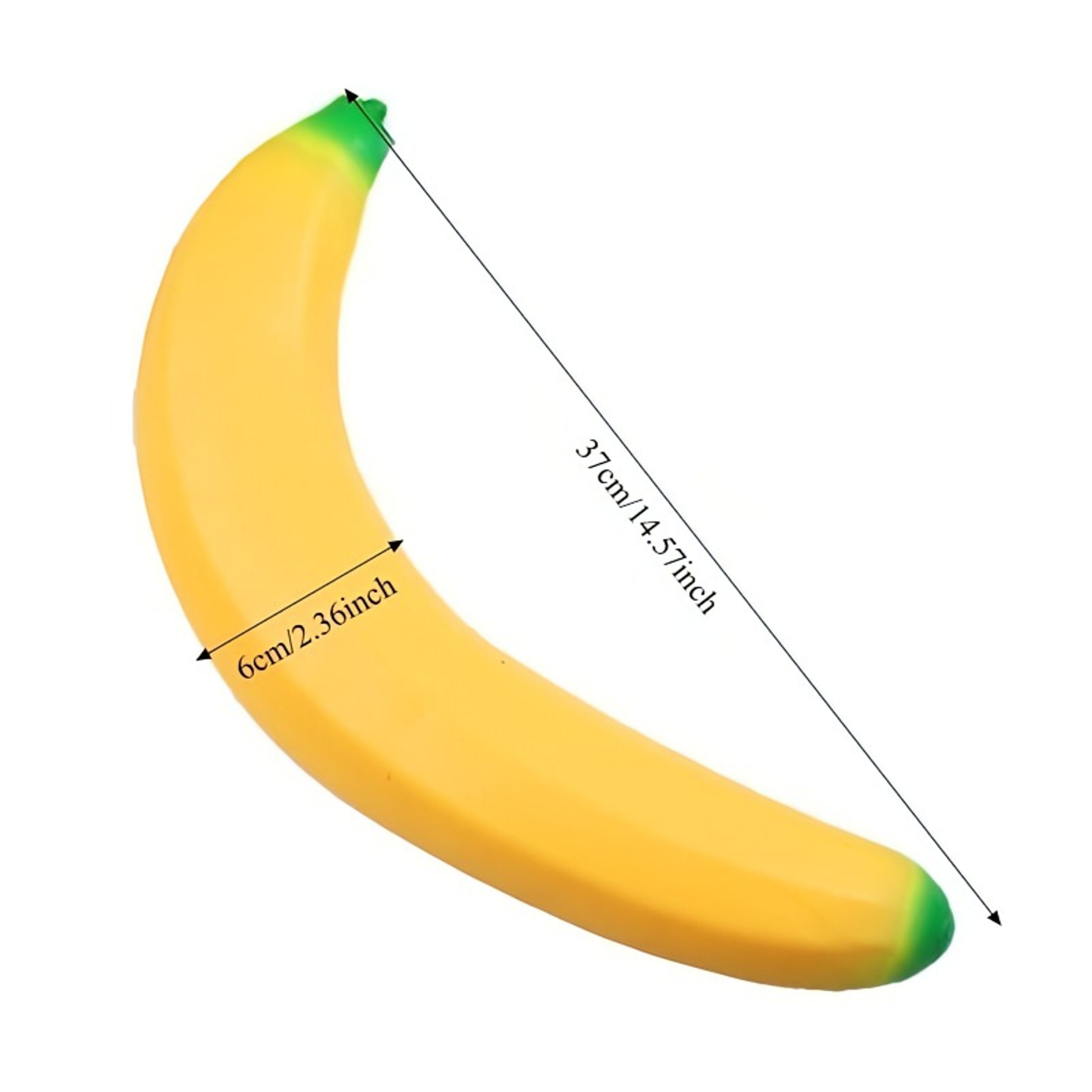 Giant Banana Squishy Stress Relief Toy Slow Rising Sensory Fidget Novelty Desk Accessory 5