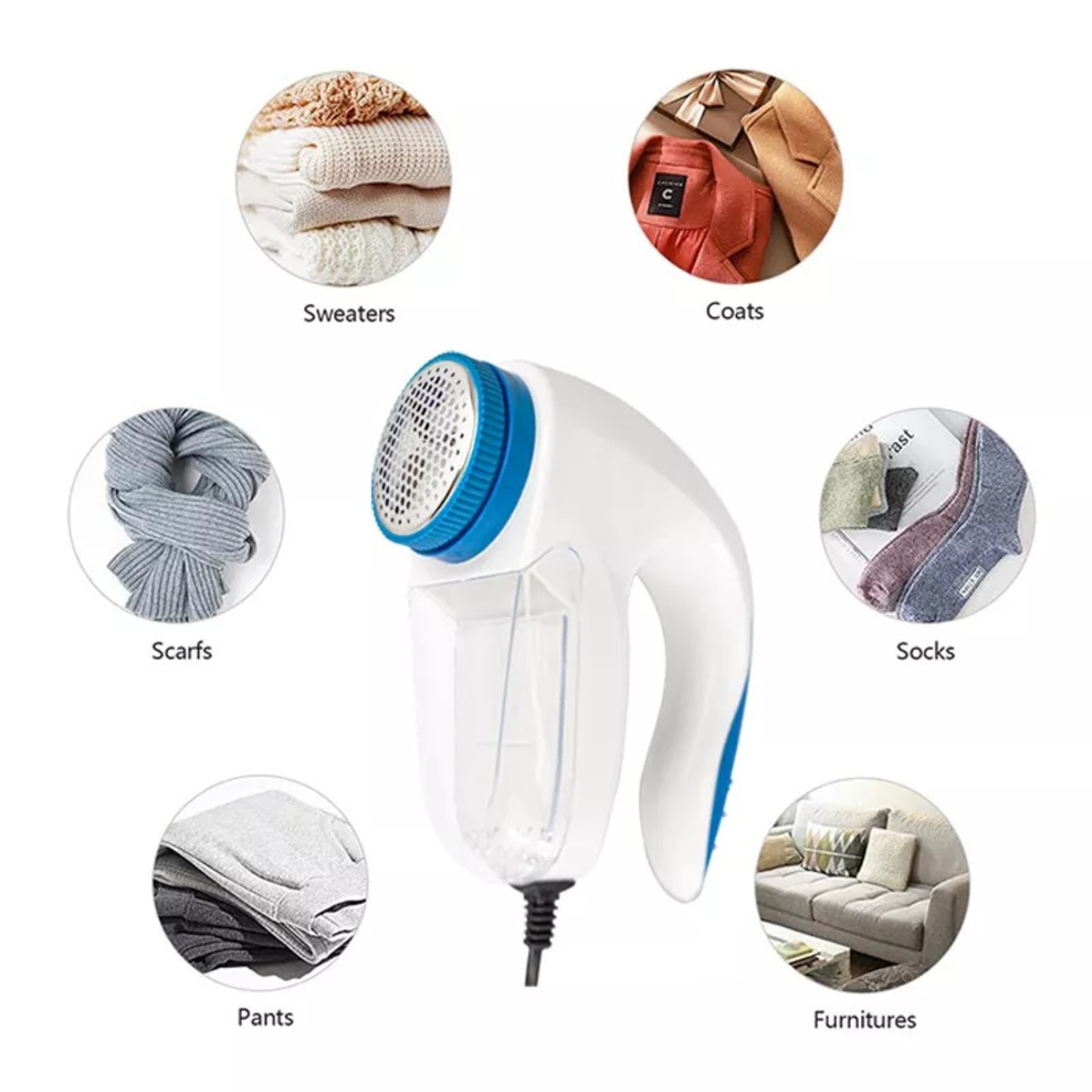 Electric Clothes Lint Pill Fluff Remover