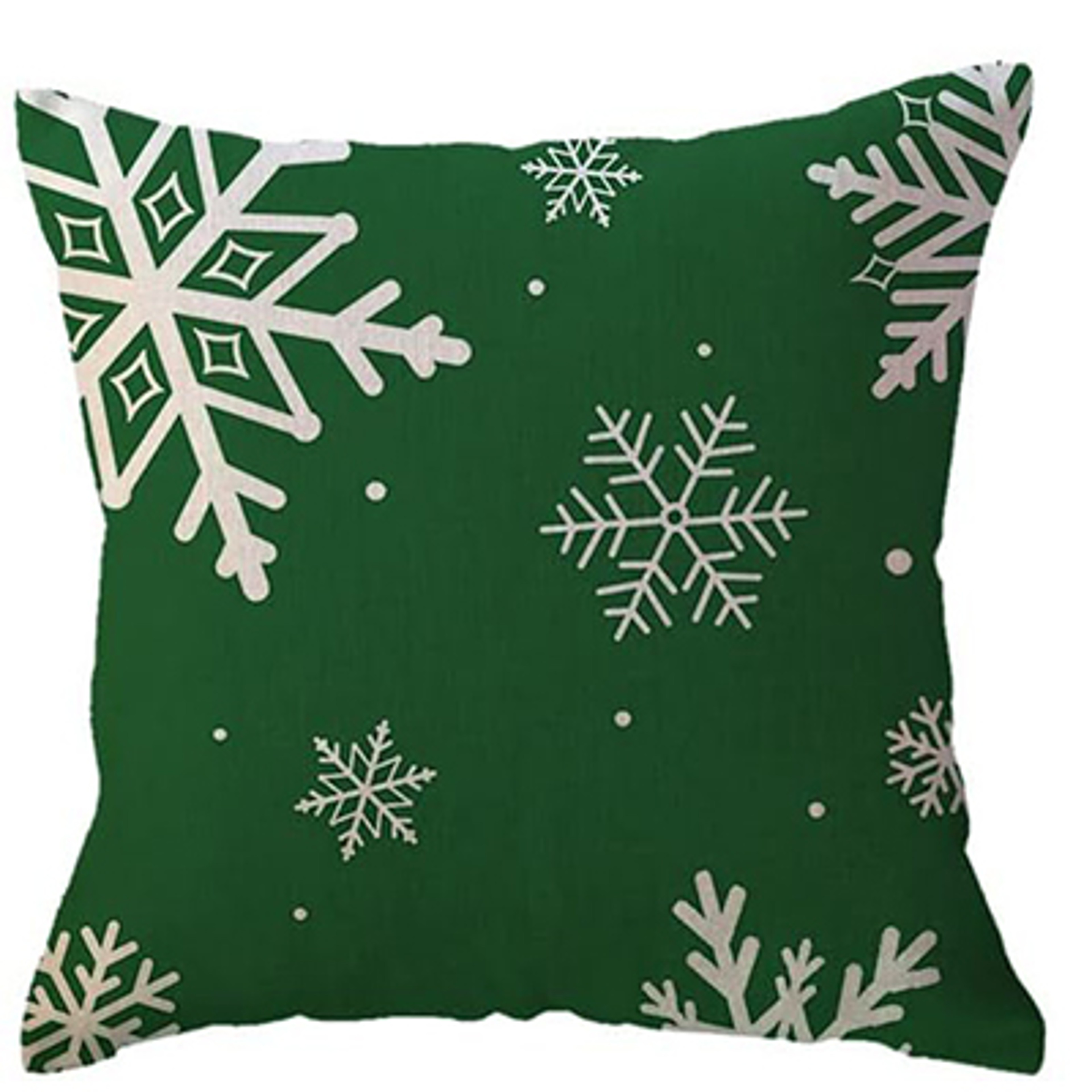 Christmas Snowflake Tree Cushion Cover, Winter Holiday Decoration Pillow, Festive Merry Christmas Decor for Sofa Porch – view 8