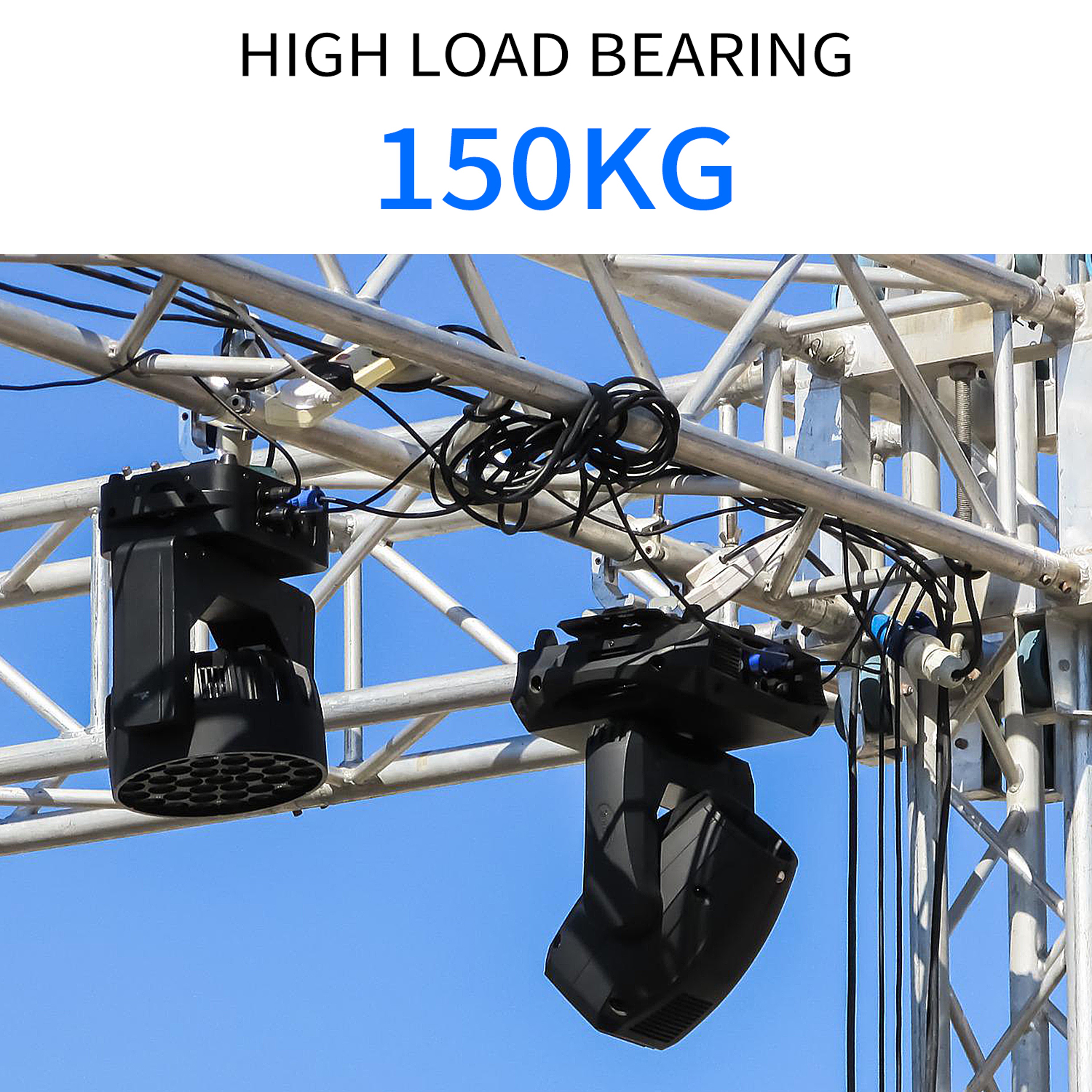 Aluminum Alloy Clamp Lots Heavy Duty Hooks 150kg Stage Light Clamp Holder Bracket Durable Stage Tru 2
