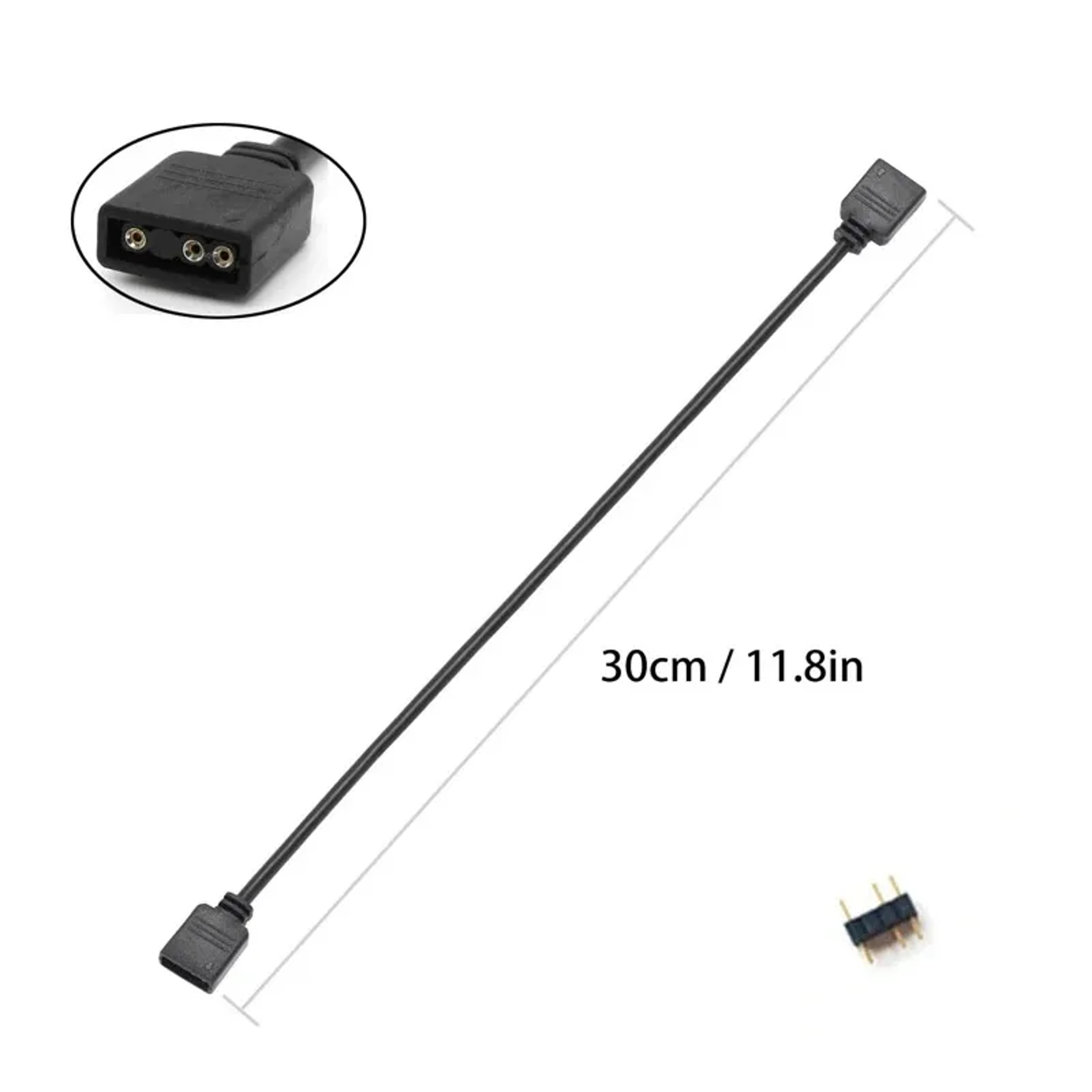 Addressable ARGB Female To Female Splitter Extension Cable For PC Fans ARGB PC Lighting 1