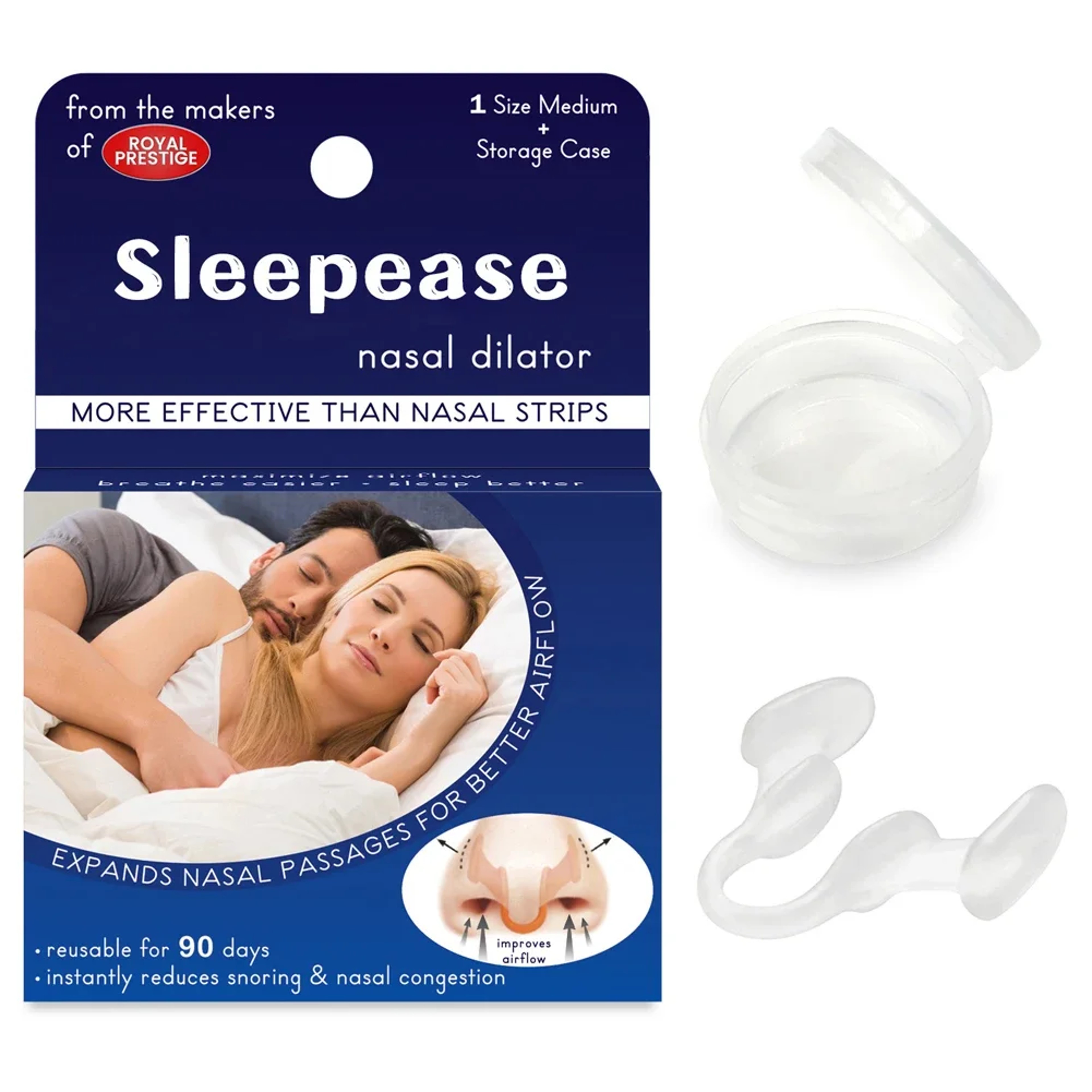 Anti Snoring Silicone Nose Clip, Nasal Dilator Stop Snore Aid for Easy Breathing, Rhinitis Relief, Sleep Apnea & Snoring – view 7