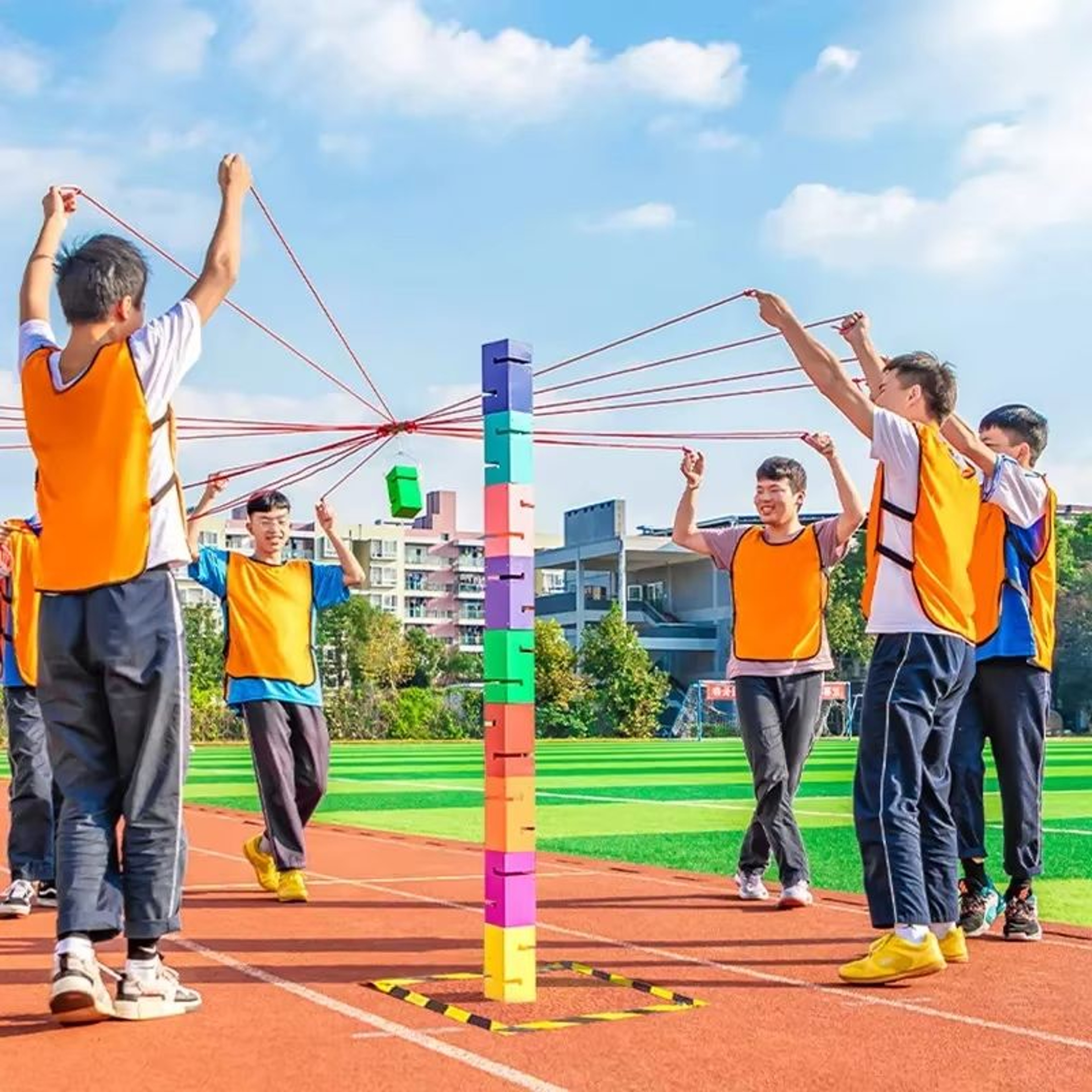 Tower Style Building Together Games For Teams Collaborating And Expanding Architecture Skills 2