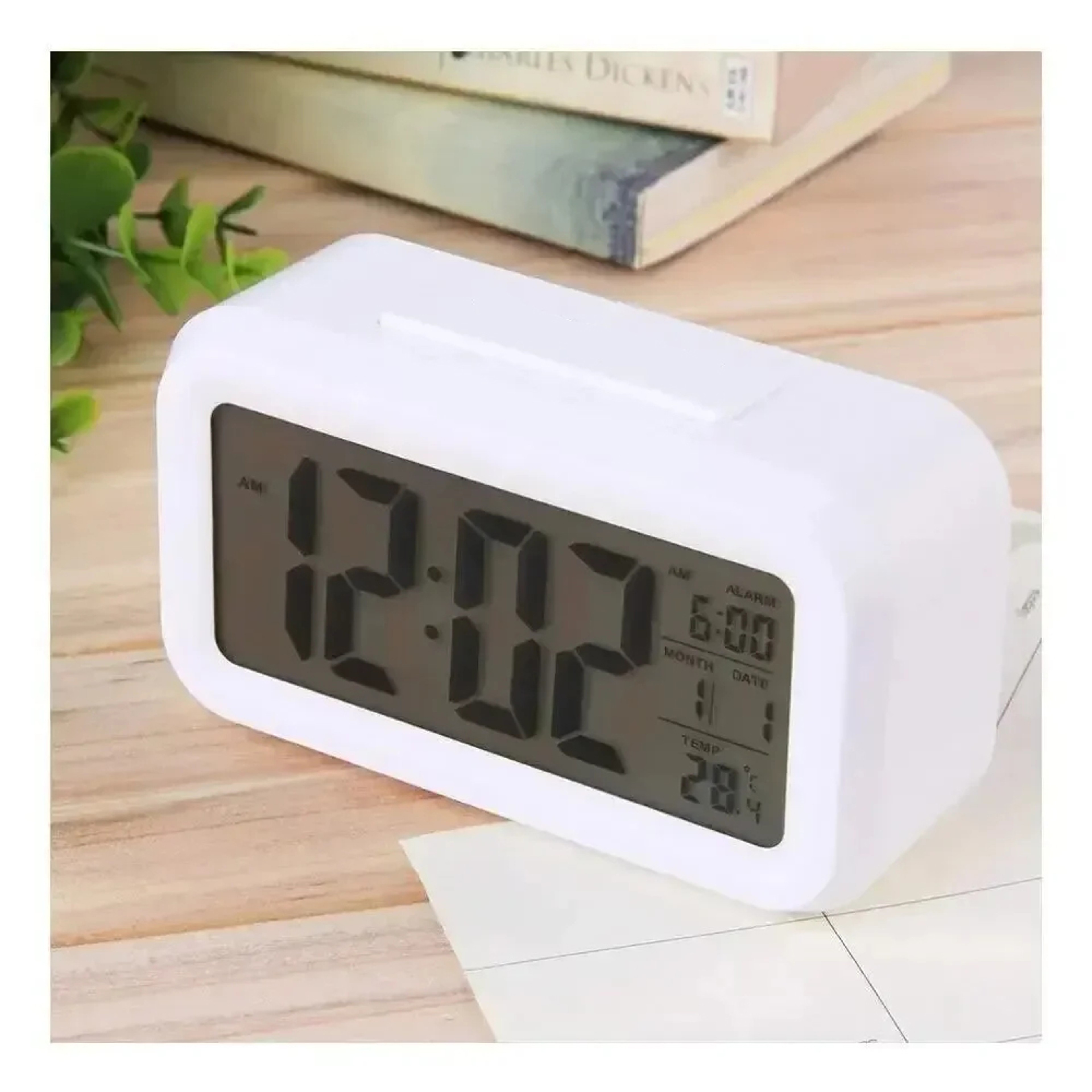 Multifunction LED Digital Alarm Clock With Backlight Time Calendar Snooze And Desktop Table Clock 1