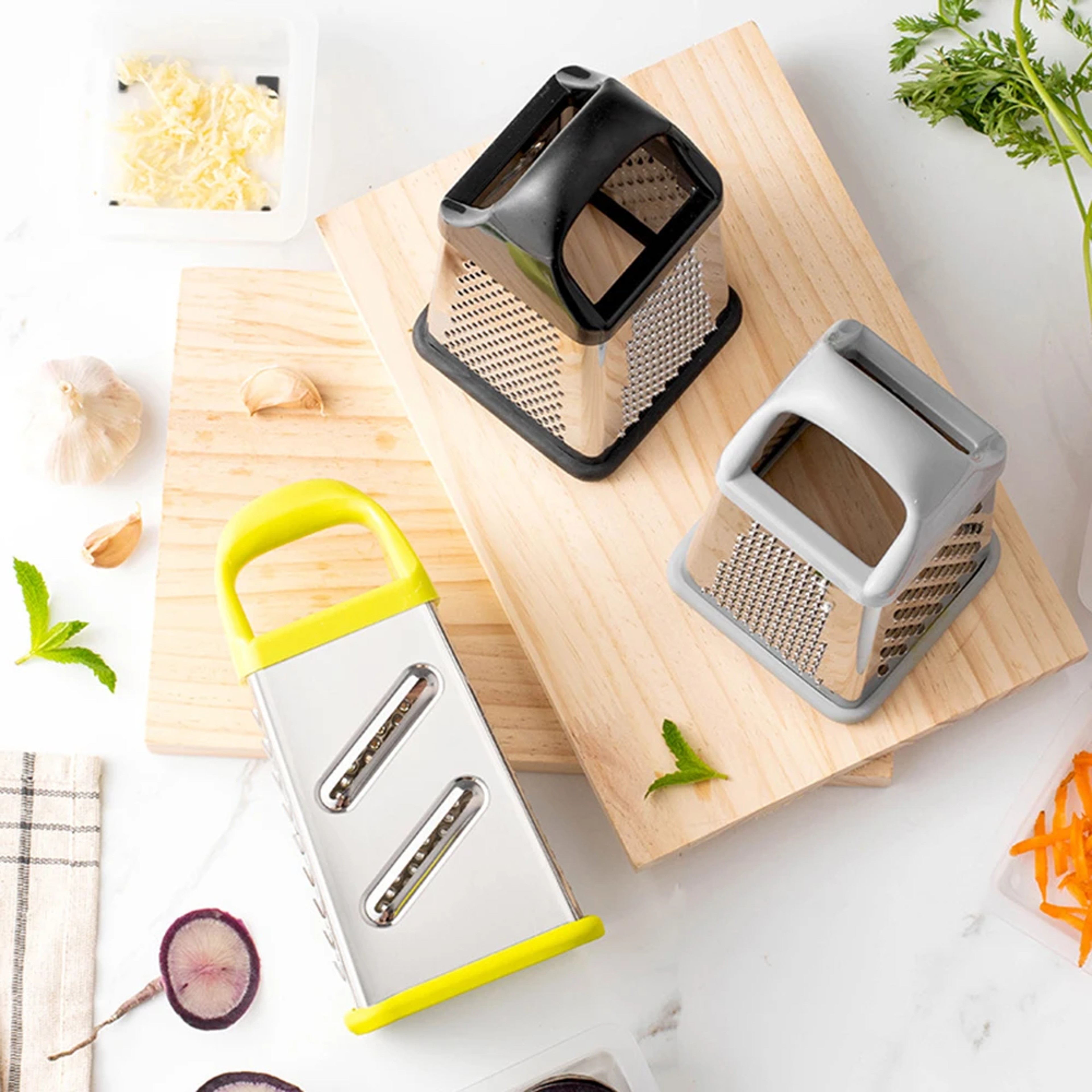 Manual Vegetable Grater Chopper Stainless Steel Cheese Garlic Ginger Fruit Slicer Multifunctional K 2