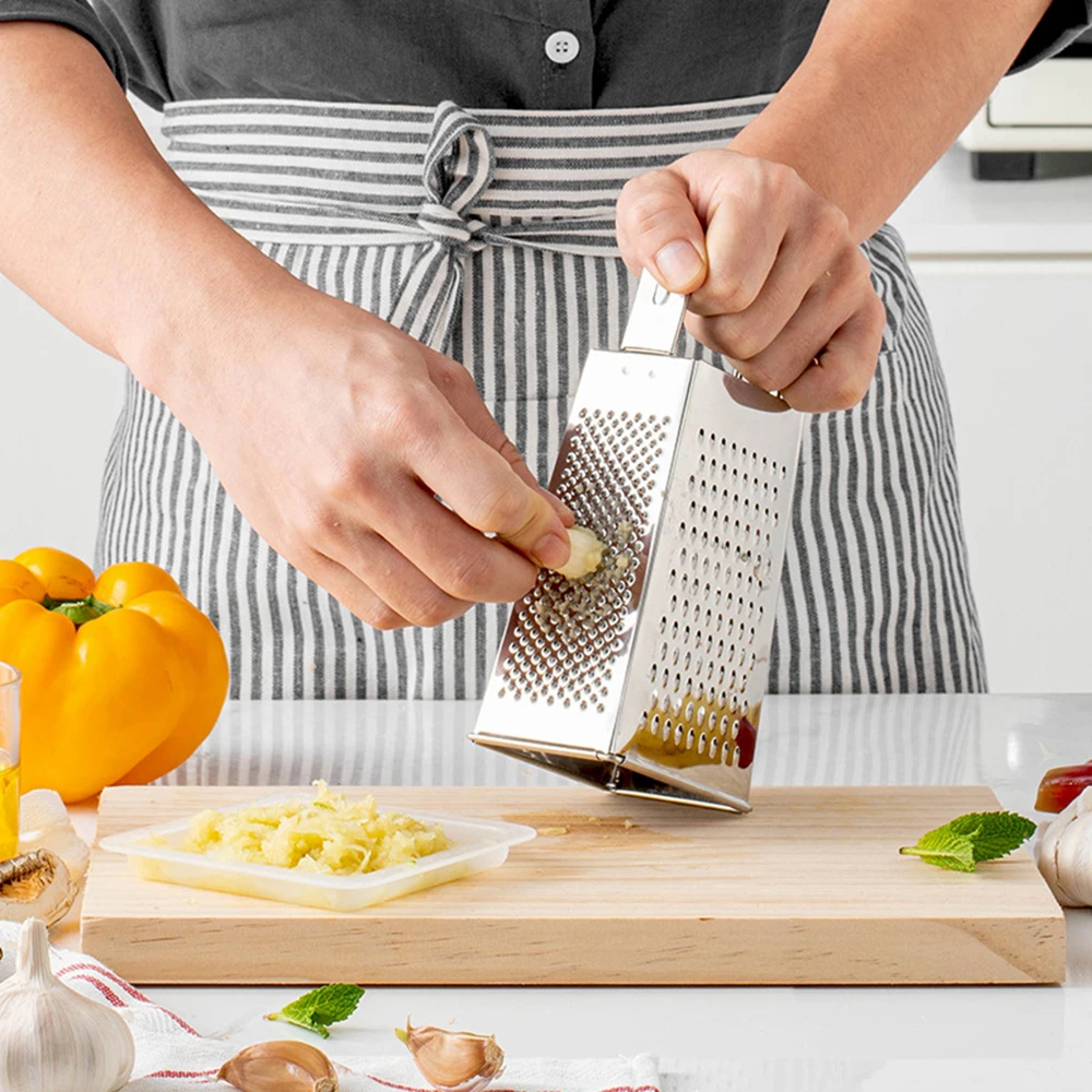 Manual Vegetable Grater Chopper Stainless Steel Cheese Garlic Ginger Fruit Slicer Multifunctional K 3