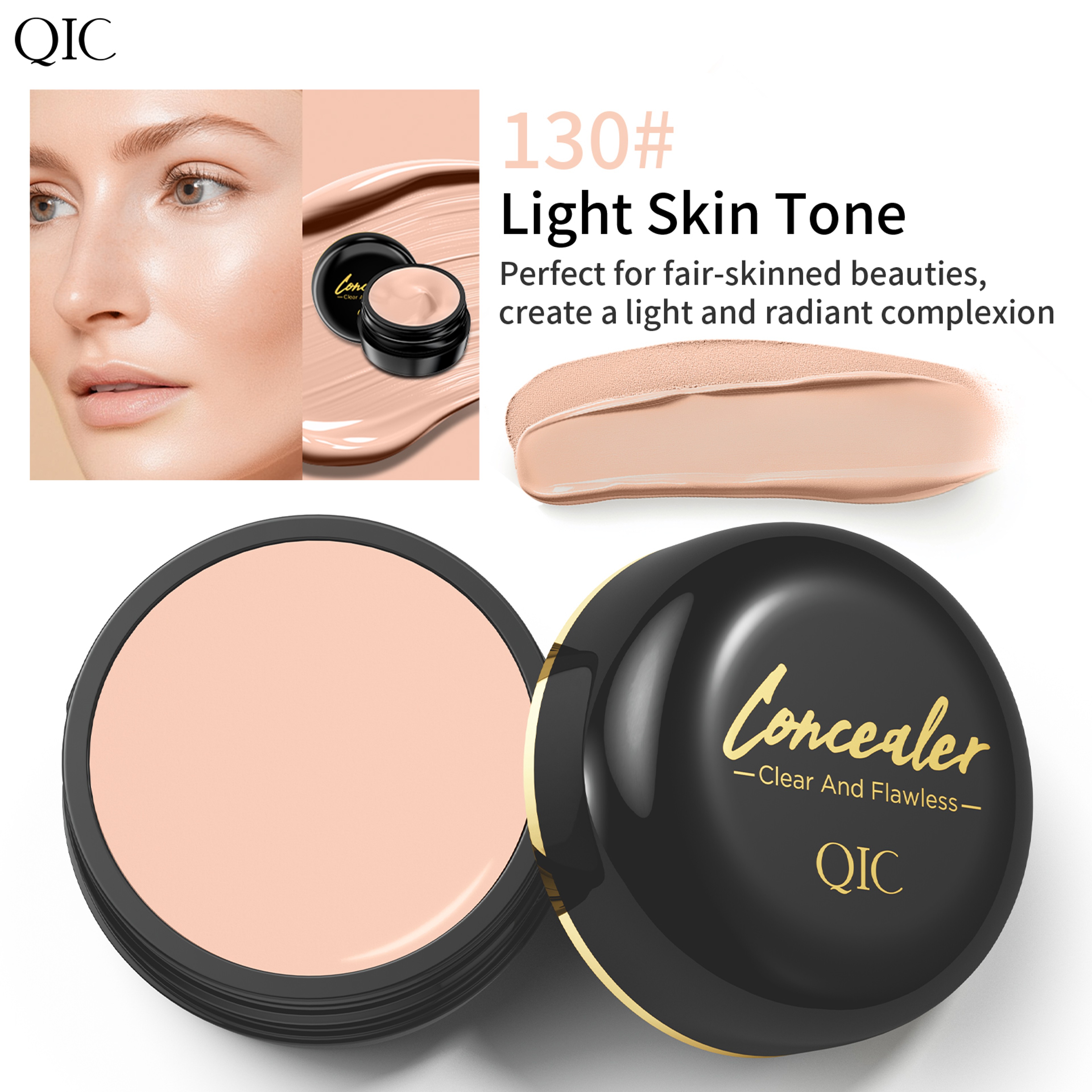 Full Coverage Waterproof Concealer for Tattoos and Scars Natural Finish Foundation for All Skin Tones and Types – view 7