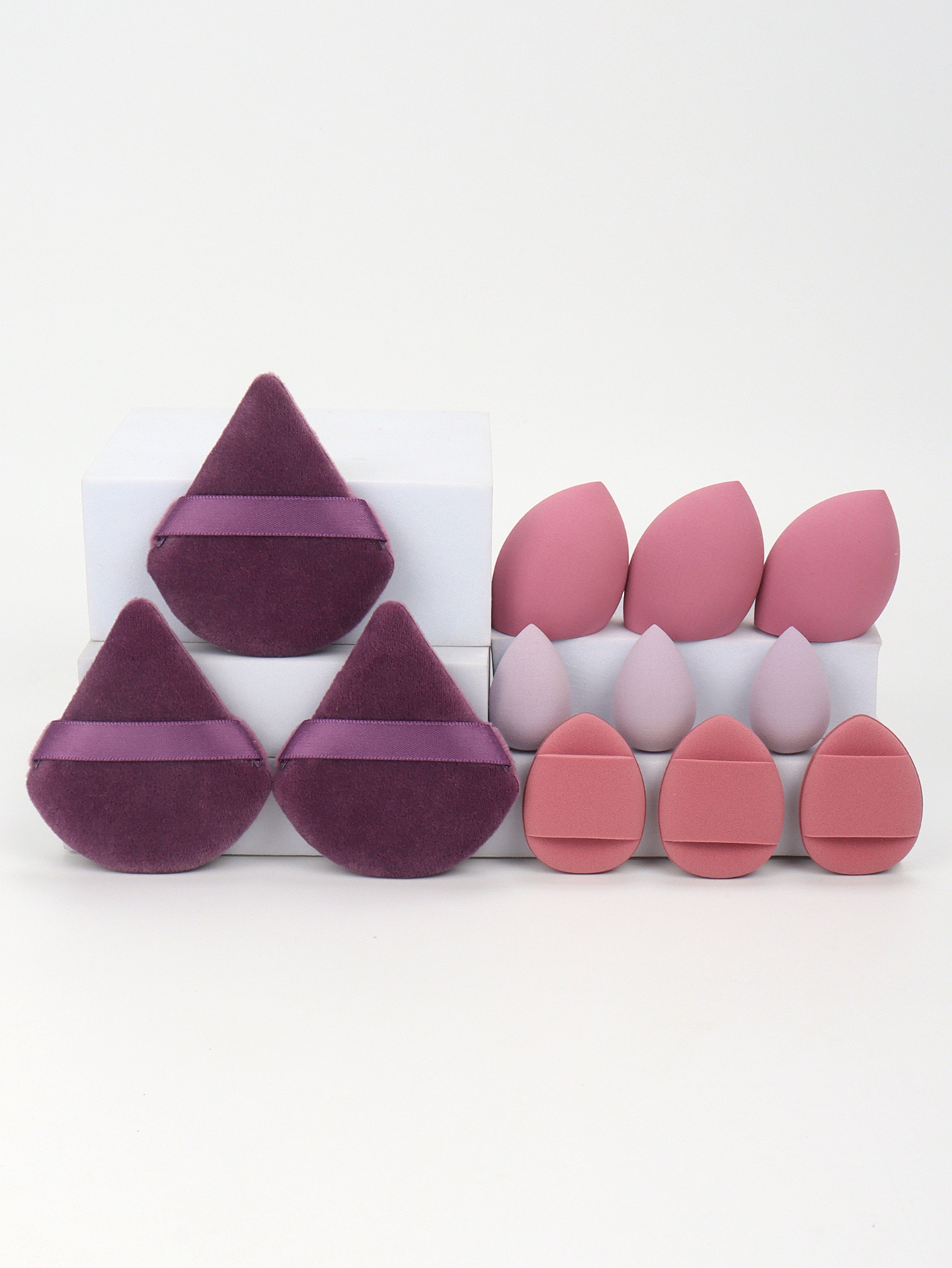 Makeup Sponge Set For AllPurpose Use Including Loose Powder Puffs Mini Air Cushion Puffs Beauty Egg 4
