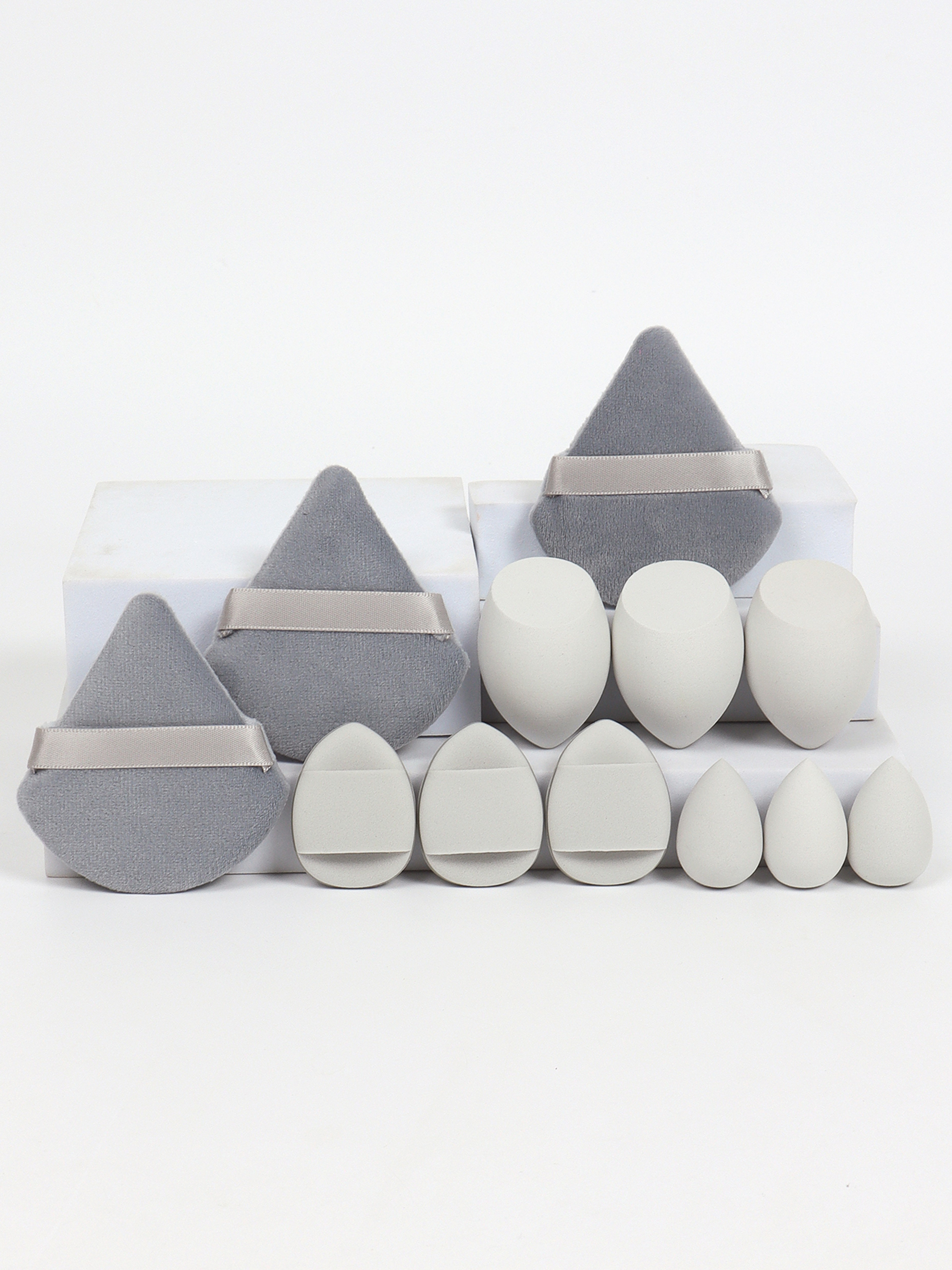 Makeup Sponge Set For AllPurpose Use Including Loose Powder Puffs Mini Air Cushion Puffs Beauty Egg 3