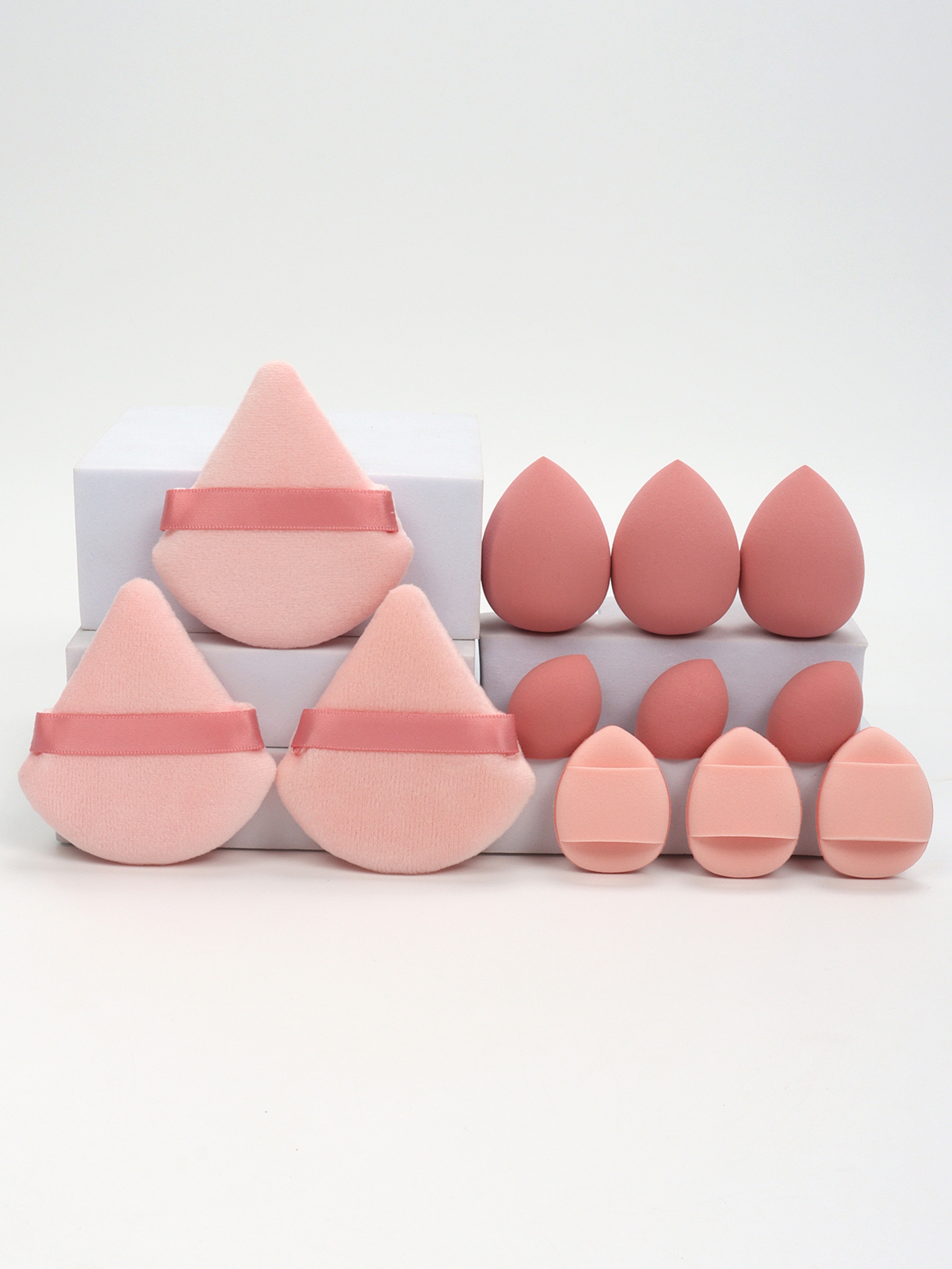 Makeup Sponge Set For AllPurpose Use Including Loose Powder Puffs Mini Air Cushion Puffs Beauty Egg 5