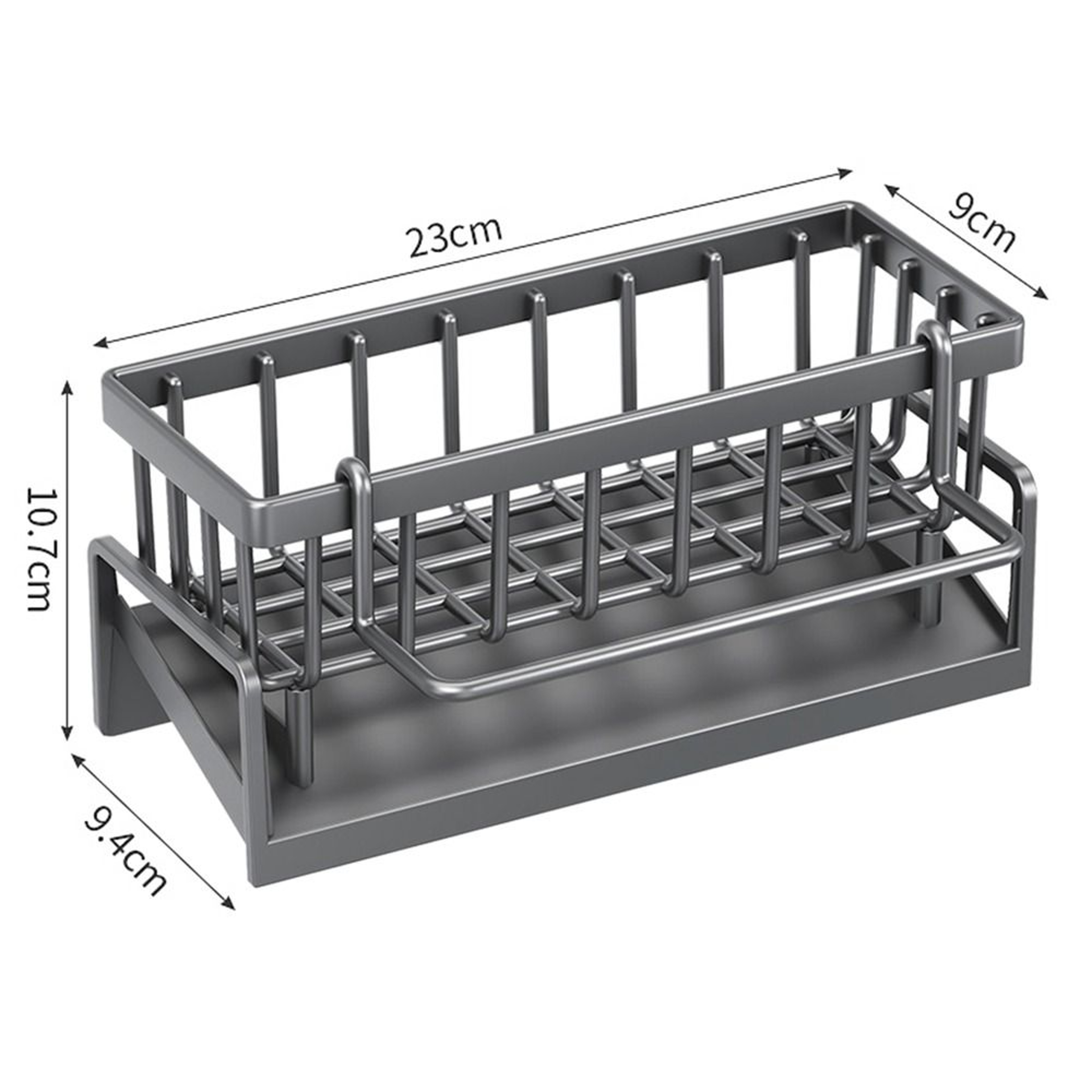Selfdraining Kitchen Storage Rack Sink Shelf Sponge Holder Organizer Hanging Soap Basket Bathroom C 4