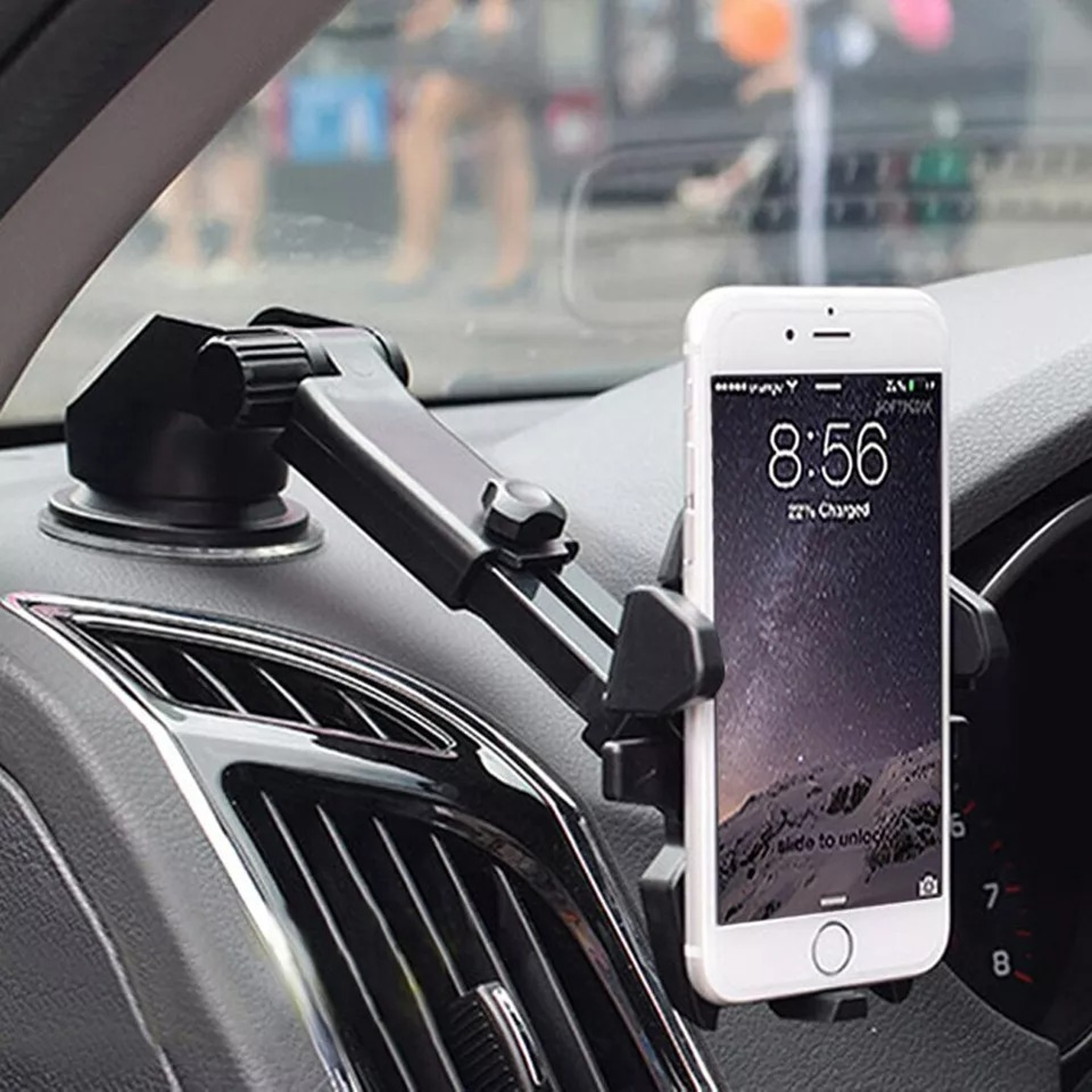 360 Universal Mount Holder Car Stand Windshield For Mobile Cell Phone Gps