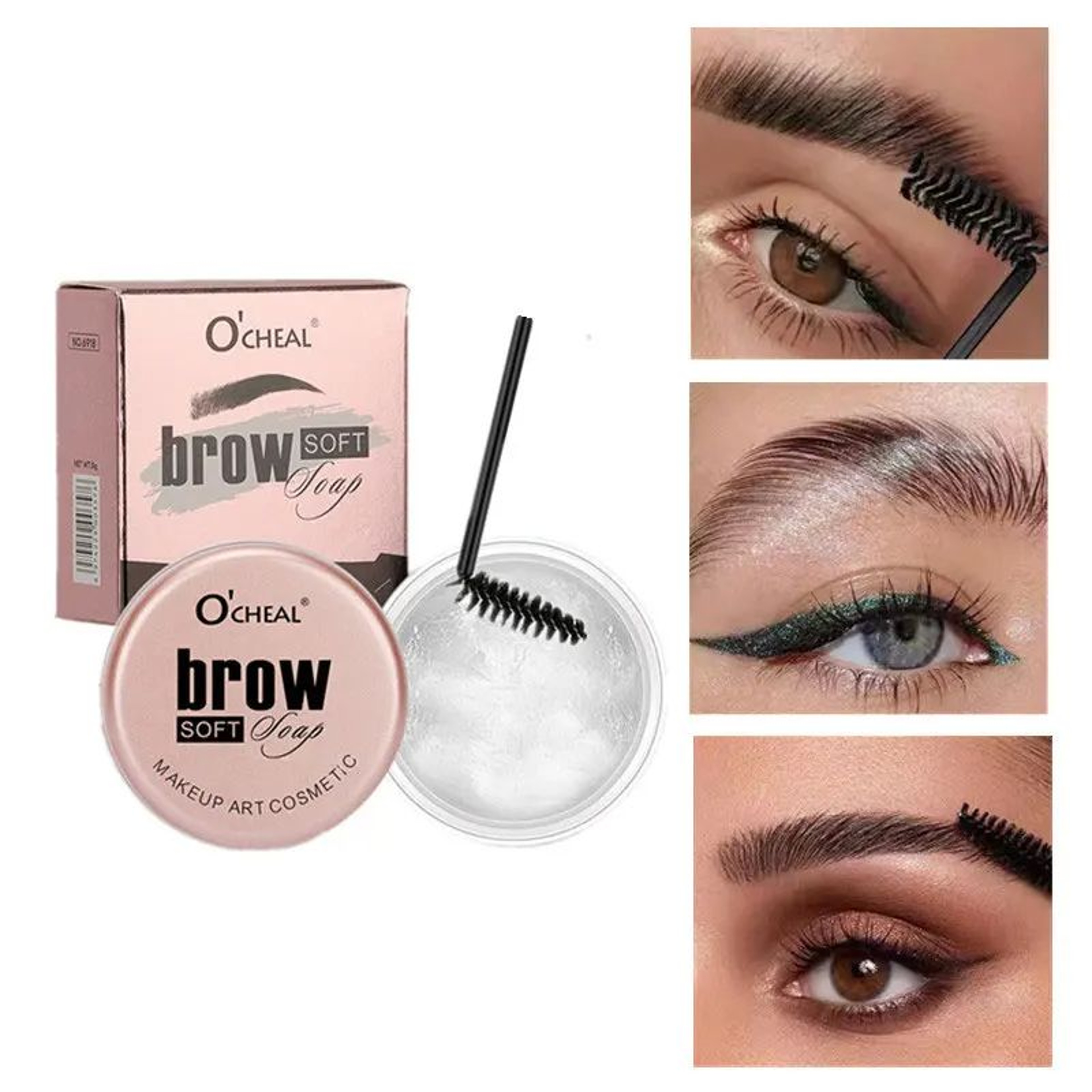 Quickdrying Waterproof 3D Eyebrow Styling Cream Natural Wild Brow Pomade Sculpting Soap  Setting Ge 6