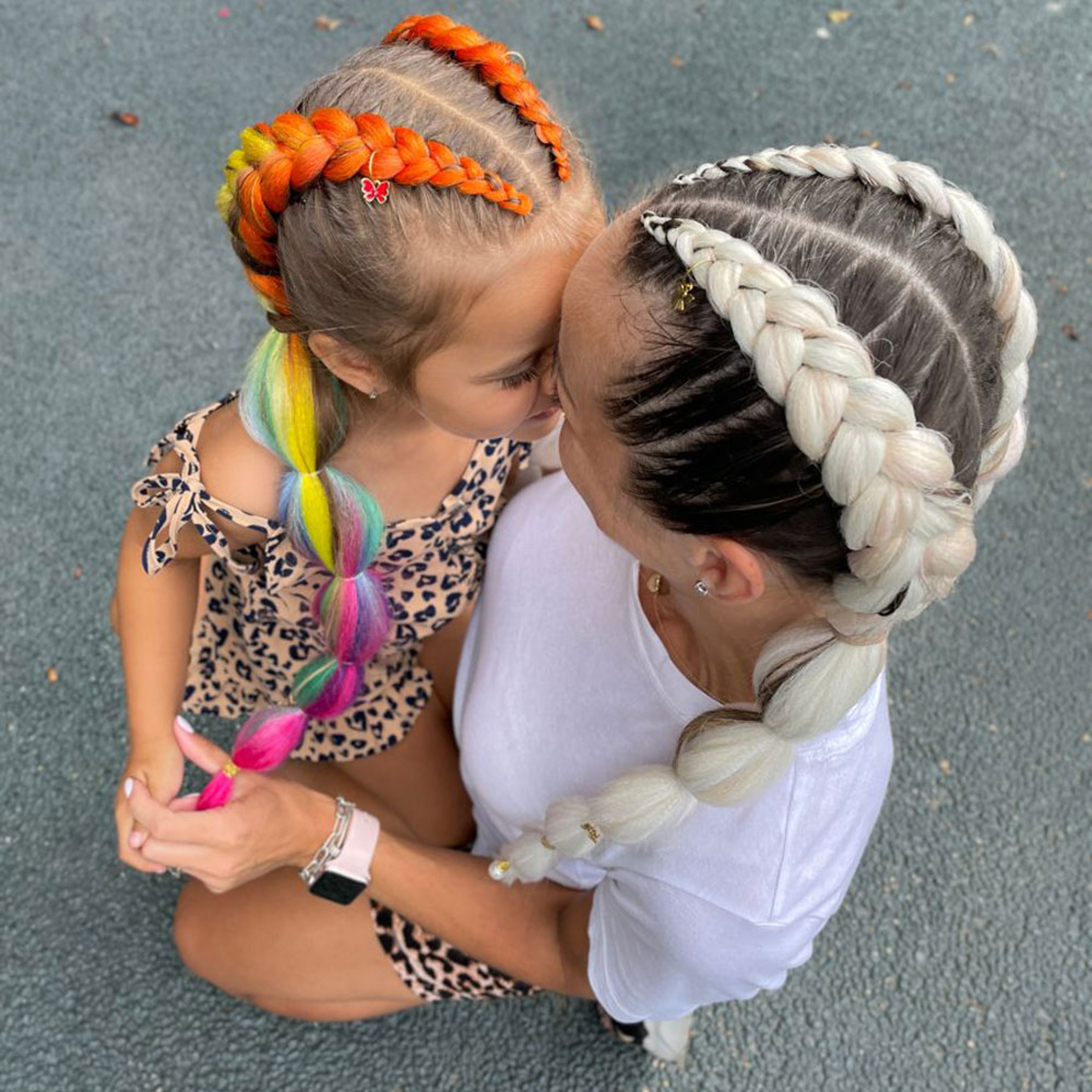 Jumbo Braids Extensions Synthetic Braiding Hair Kanekalon Afro Ombre Color Hair for Kids Children Crochet Twist Braid – view 4