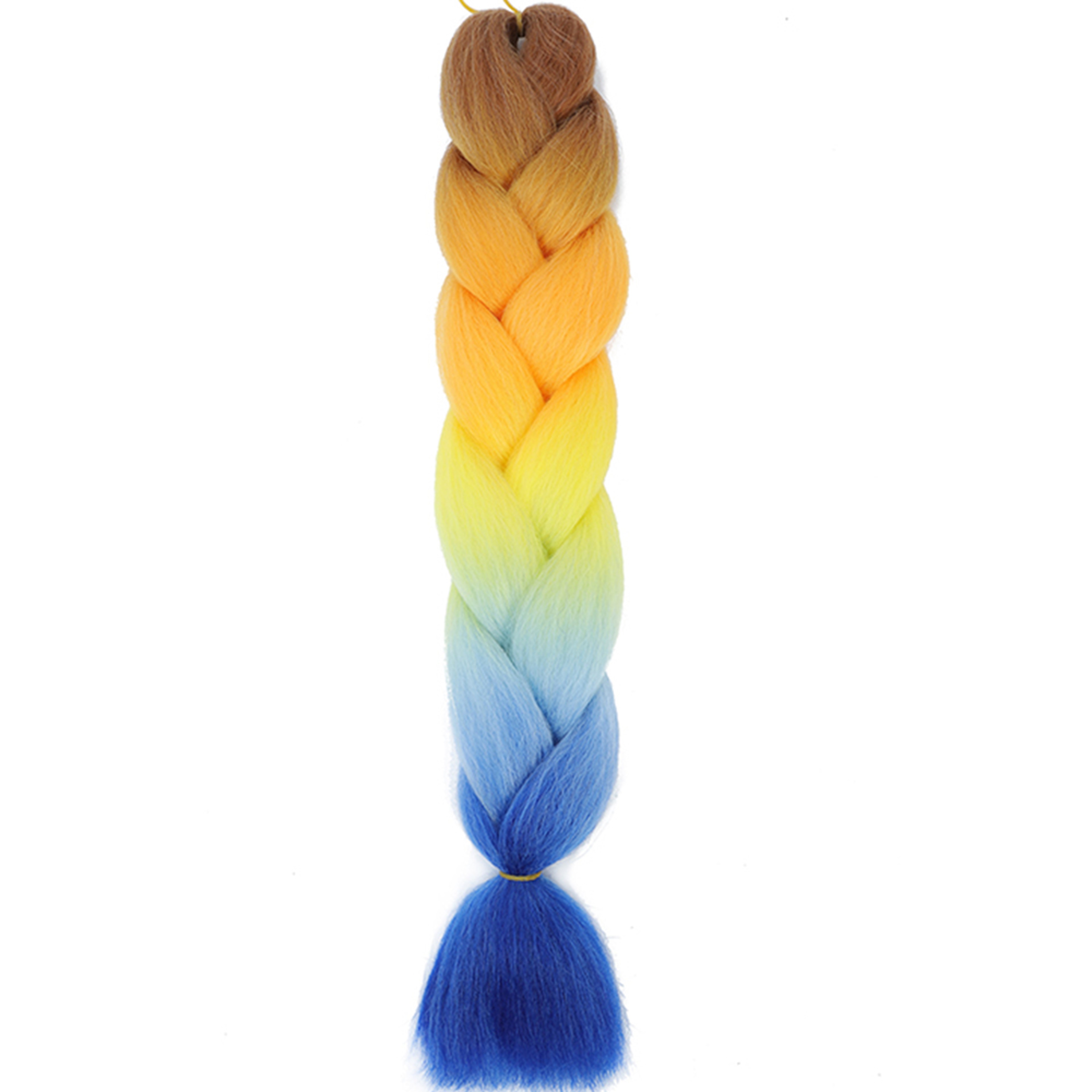 Jumbo Braids Extensions Synthetic Braiding Hair Kanekalon Afro Ombre Color Hair for Kids Children Crochet Twist Braid – view 45
