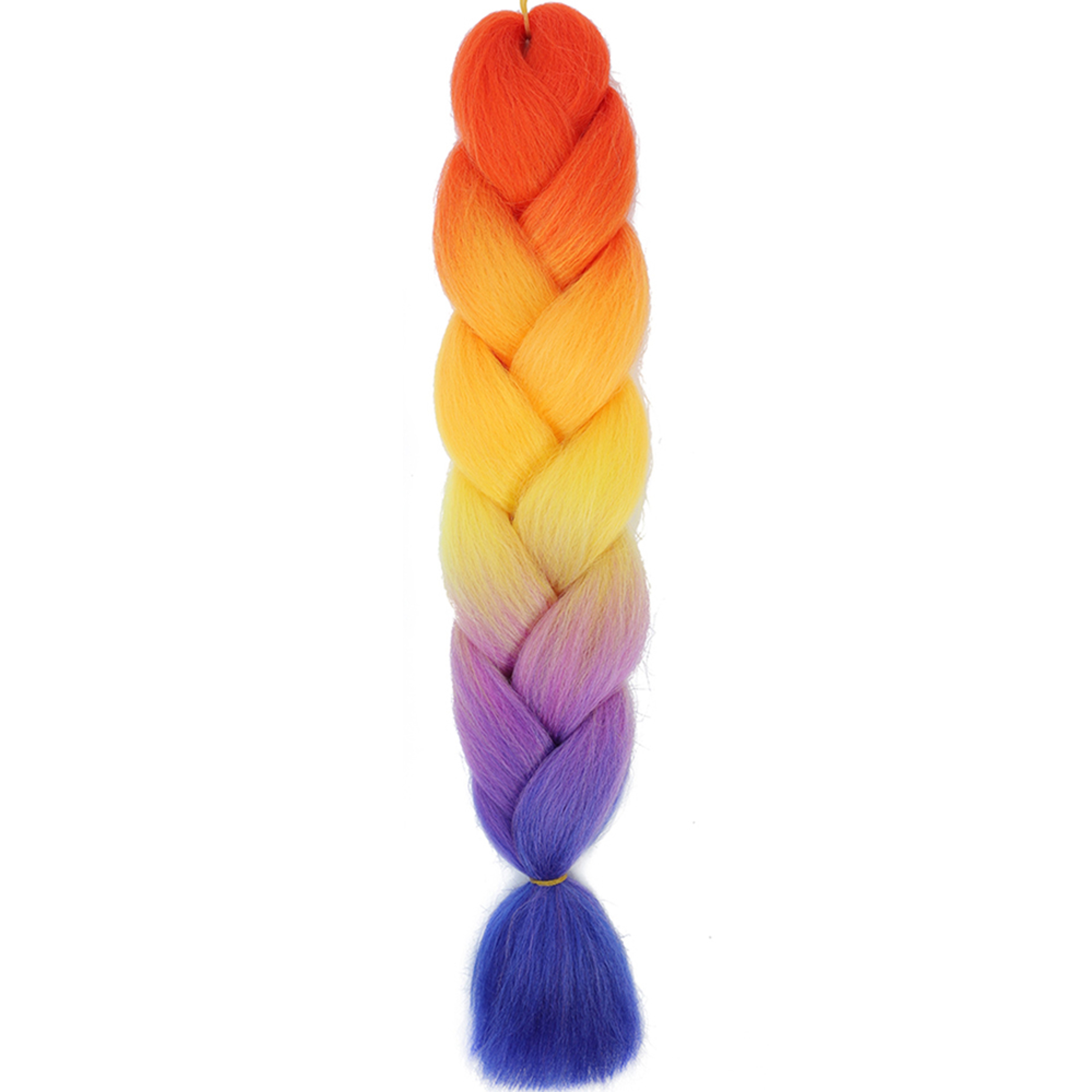Jumbo Braids Extensions Synthetic Braiding Hair Kanekalon Afro Ombre Color Hair for Kids Children Crochet Twist Braid – view 54