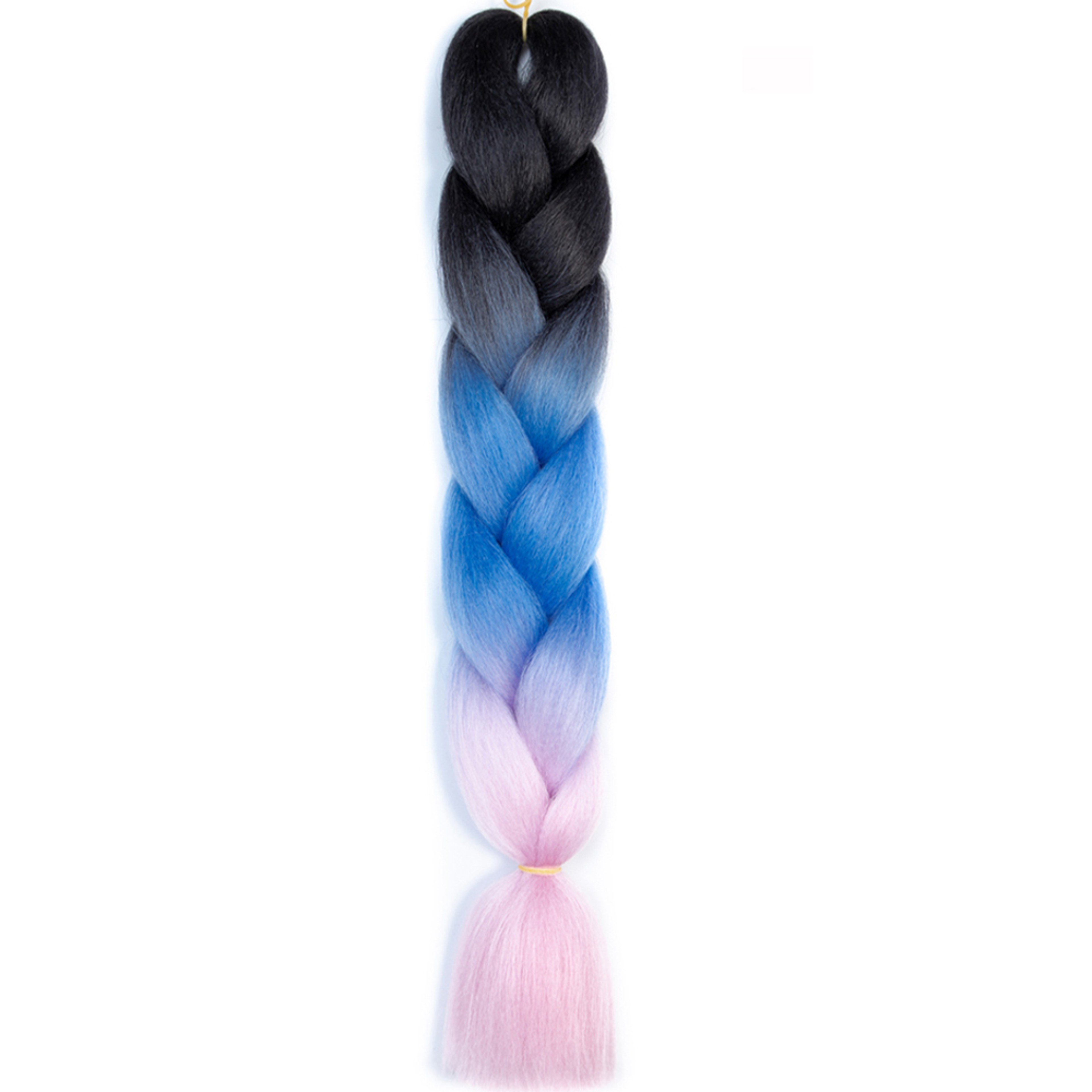 Jumbo Braids Extensions Synthetic Braiding Hair Kanekalon Afro Ombre Color Hair for Kids Children Crochet Twist Braid – view 82