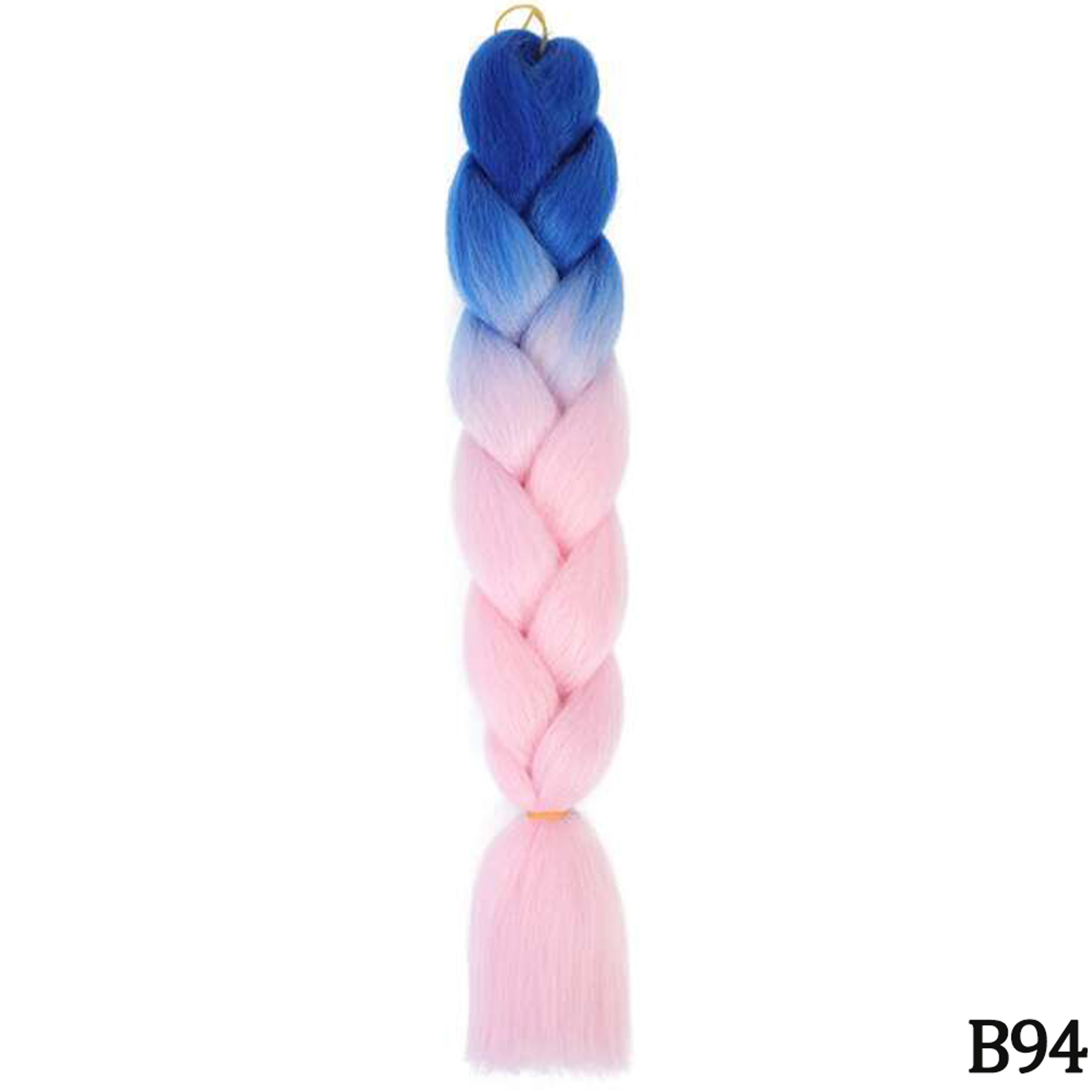 Jumbo Braid Hair Extensions, Ombre Kanekalon Synthetic Yaki Braids for Women, DIY Braiding Hair in Multiple Colors – view 102