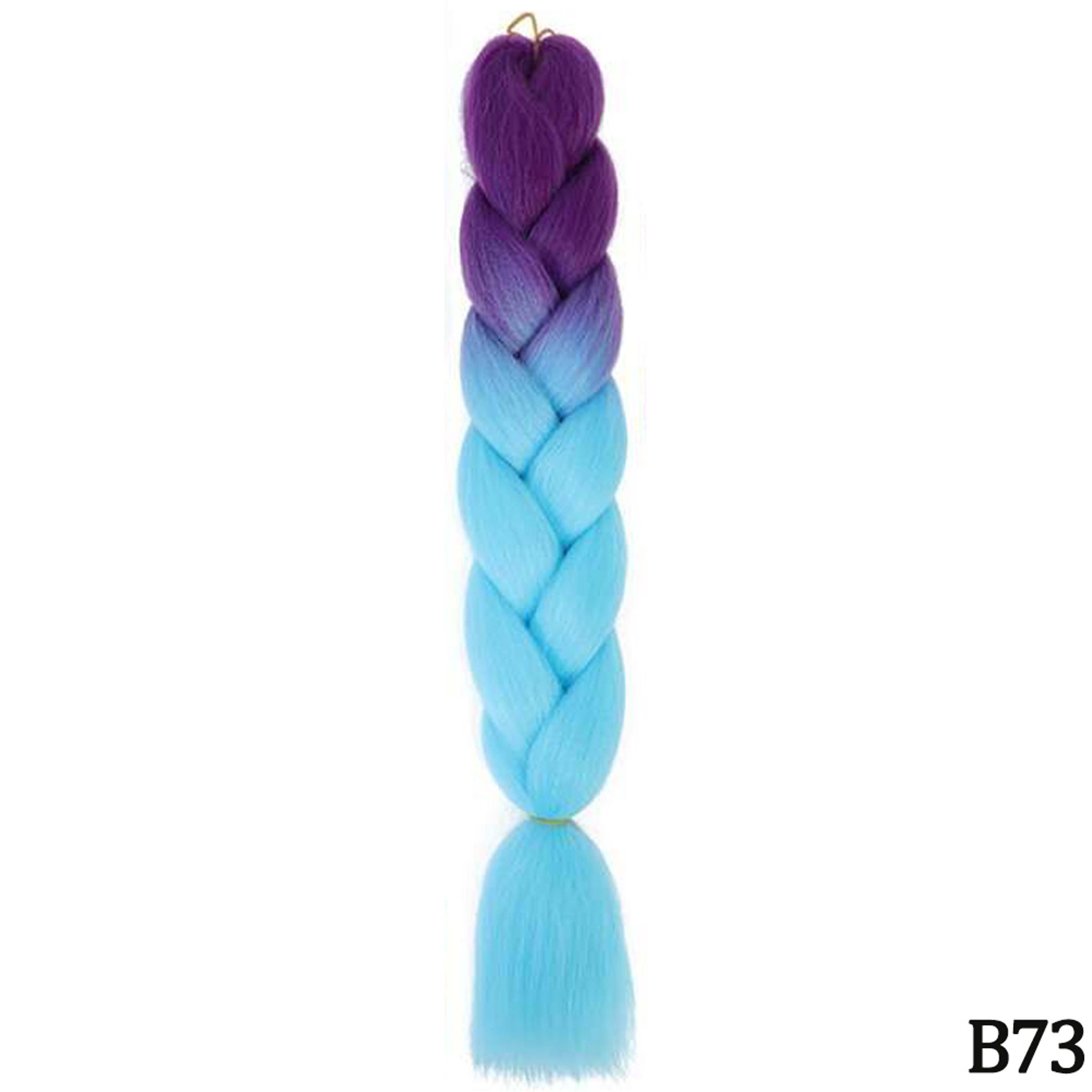 Jumbo Braid Hair Extensions, Ombre Kanekalon Synthetic Yaki Braids for Women, DIY Braiding Hair in Multiple Colors – view 108