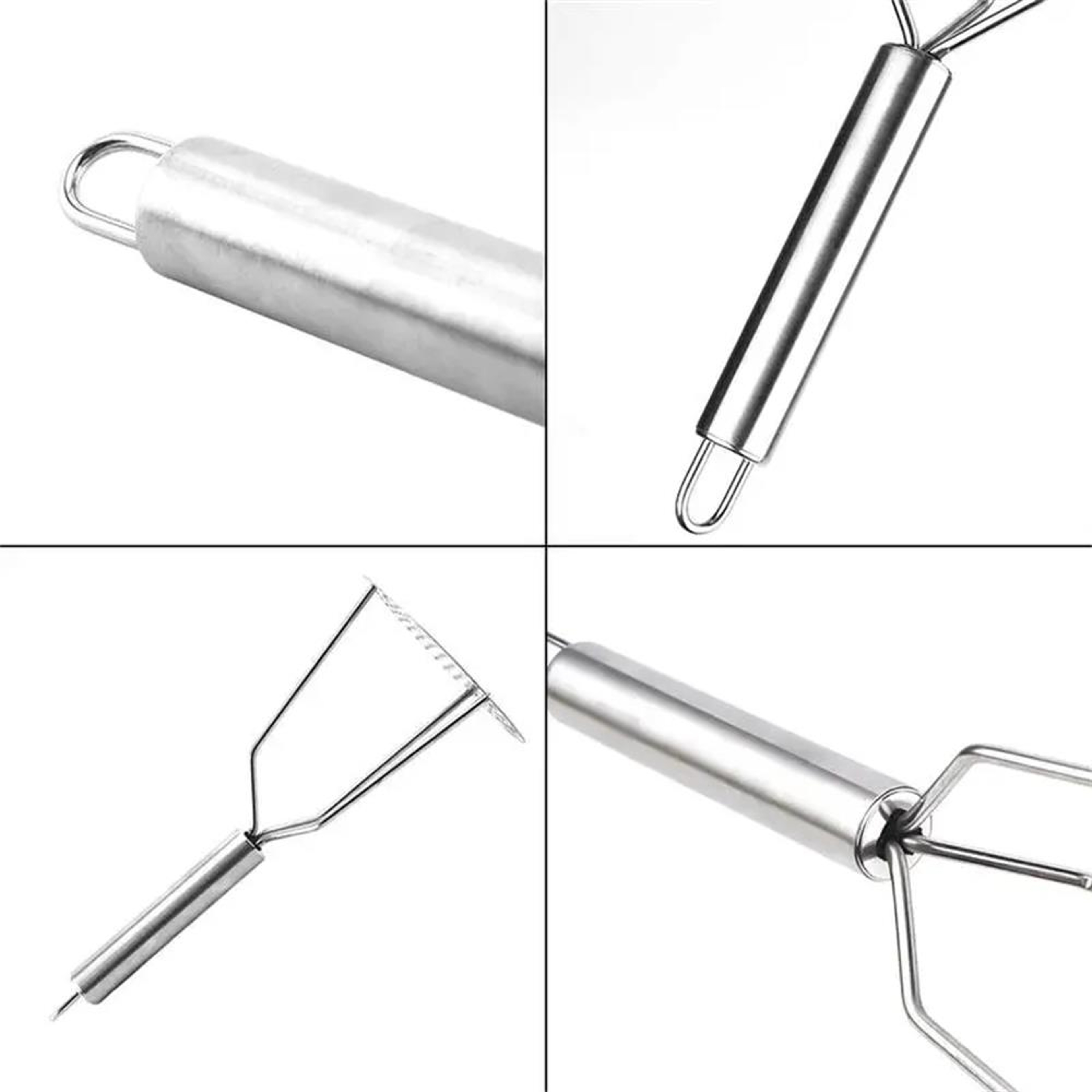 Durable Stainless Steel Potato Masher & Manual Vegetable Crusher Kitchen Masher Tool – view 4