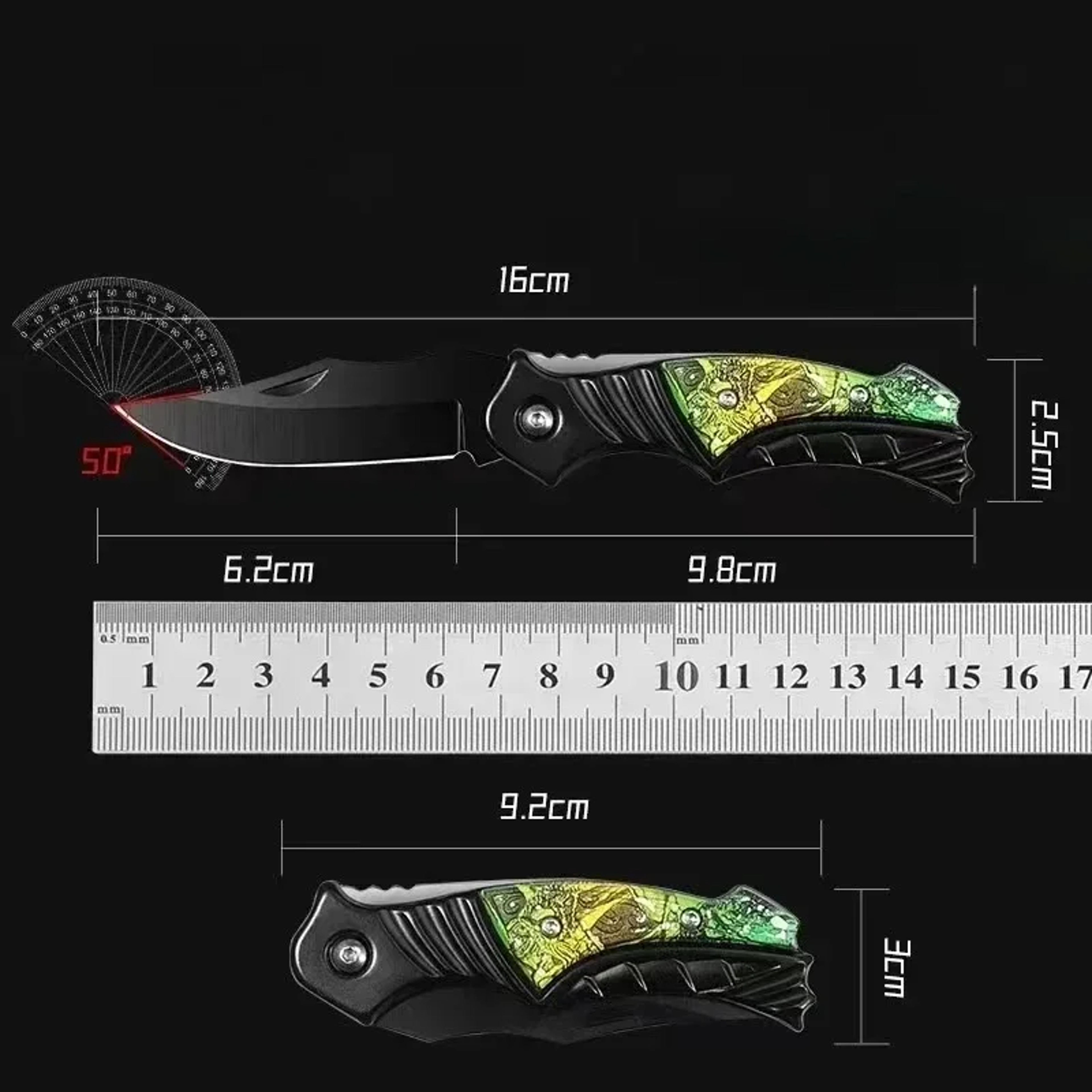 Portable Folding Fruit Knife for Camping Hiking and Outdoor Food Prep – view 4
