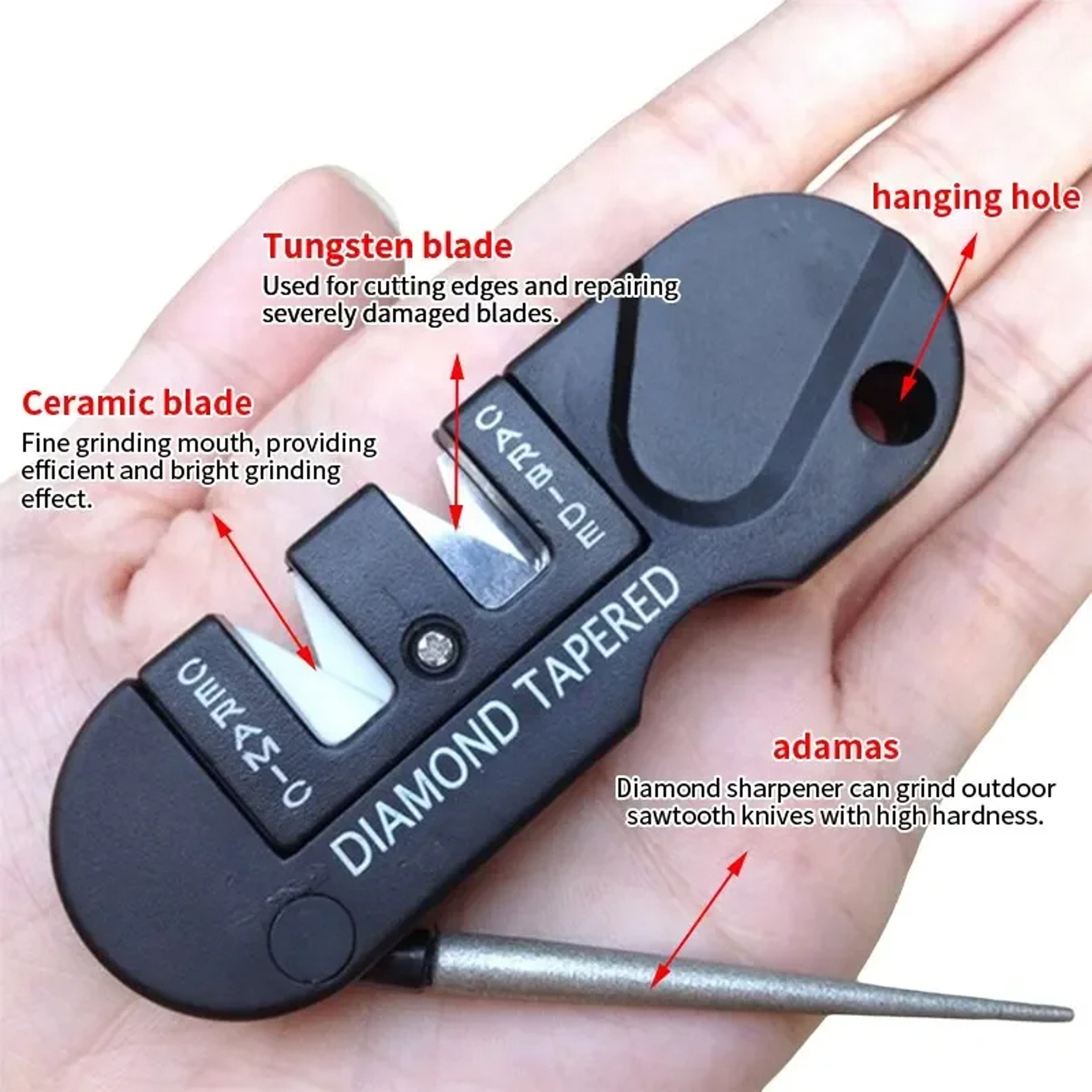 Portable Knife Sharpener for Camping, Survival & Everyday Carry – view 3