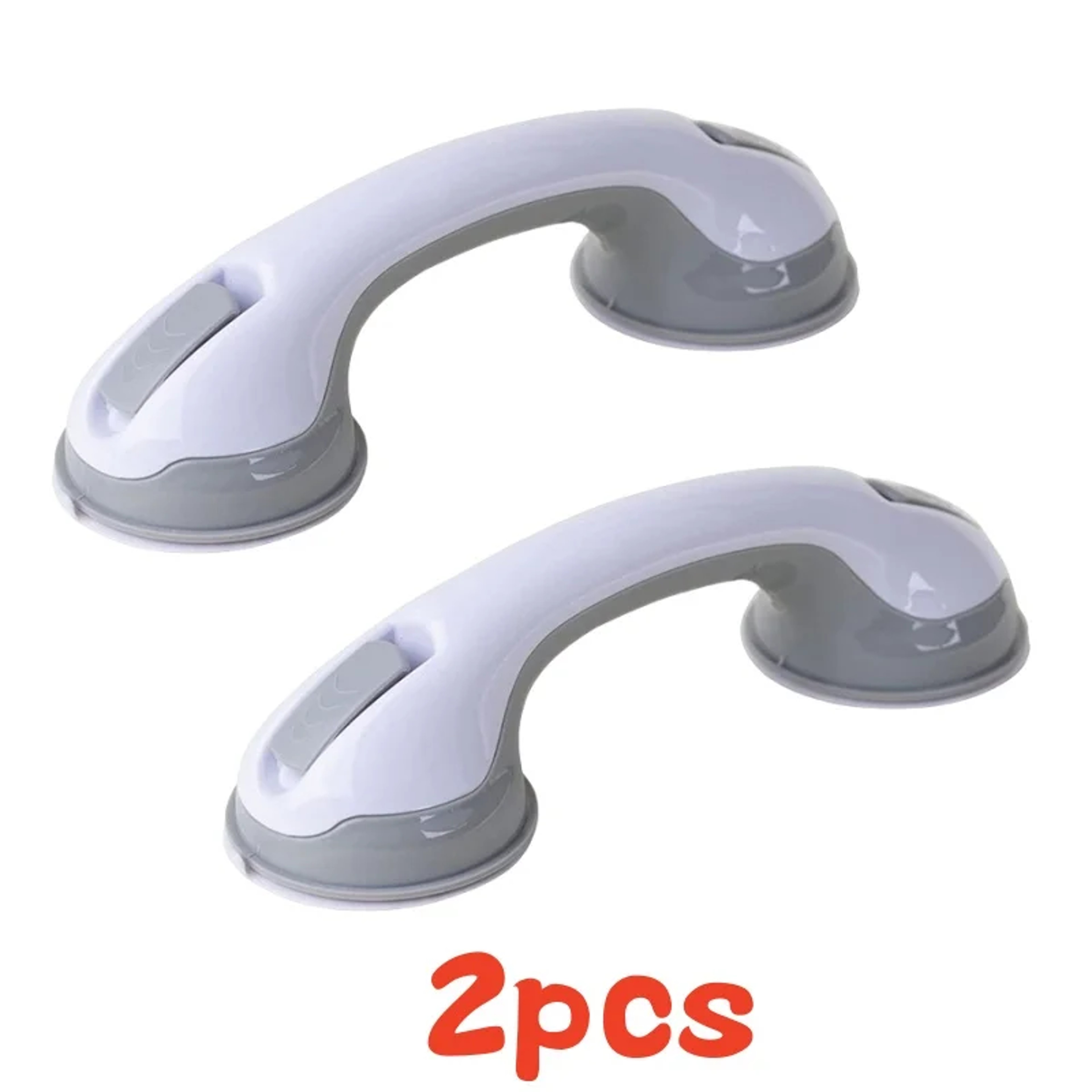 SecureGrip Suction Shower Grab Bars No Drill Bathroom Safety Handles For Seniors  Kids 6