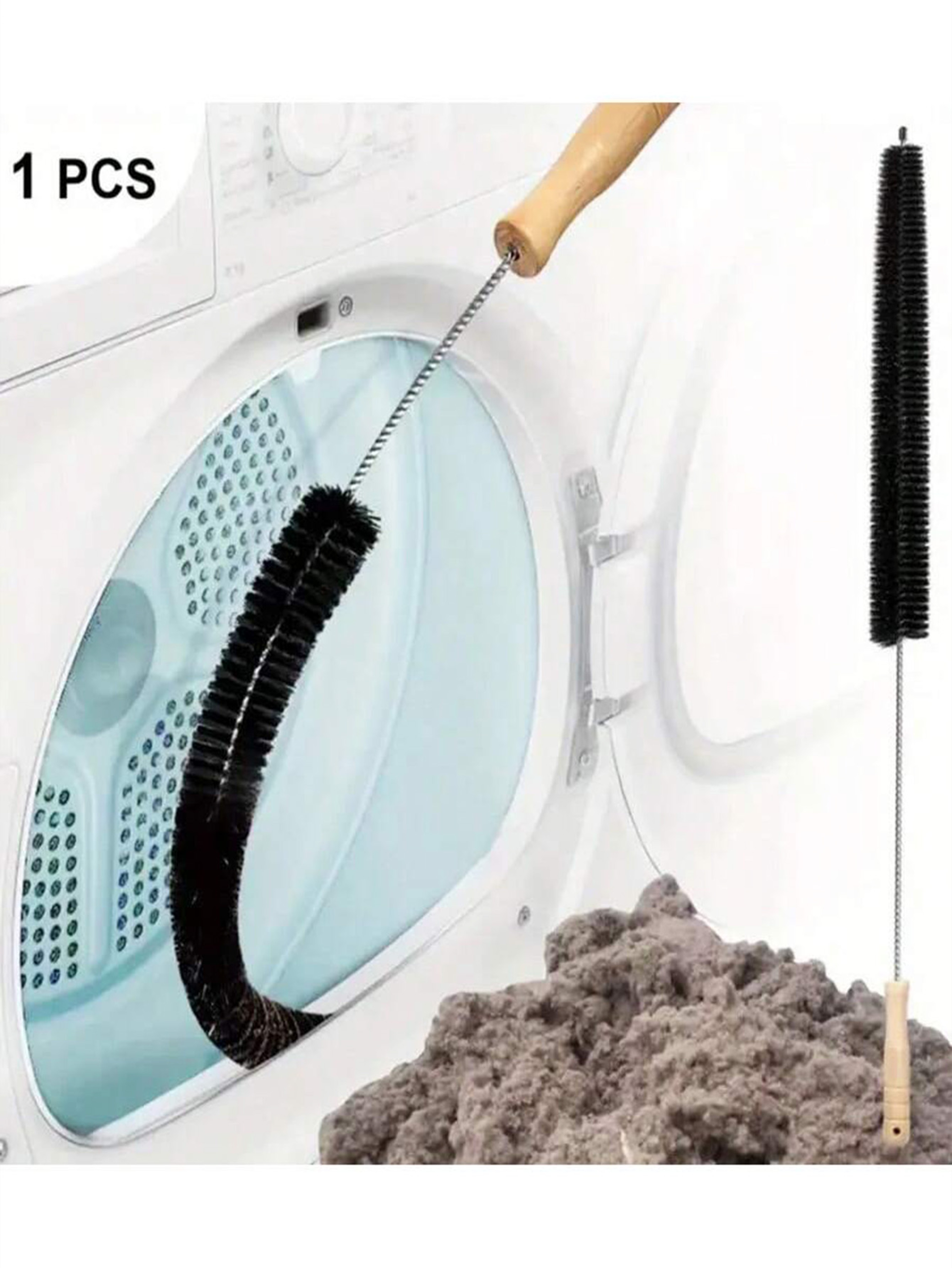 Dryer Vent Cleaning Brush Long Flexible Lint Remover For Washer  Dryer Vents 1