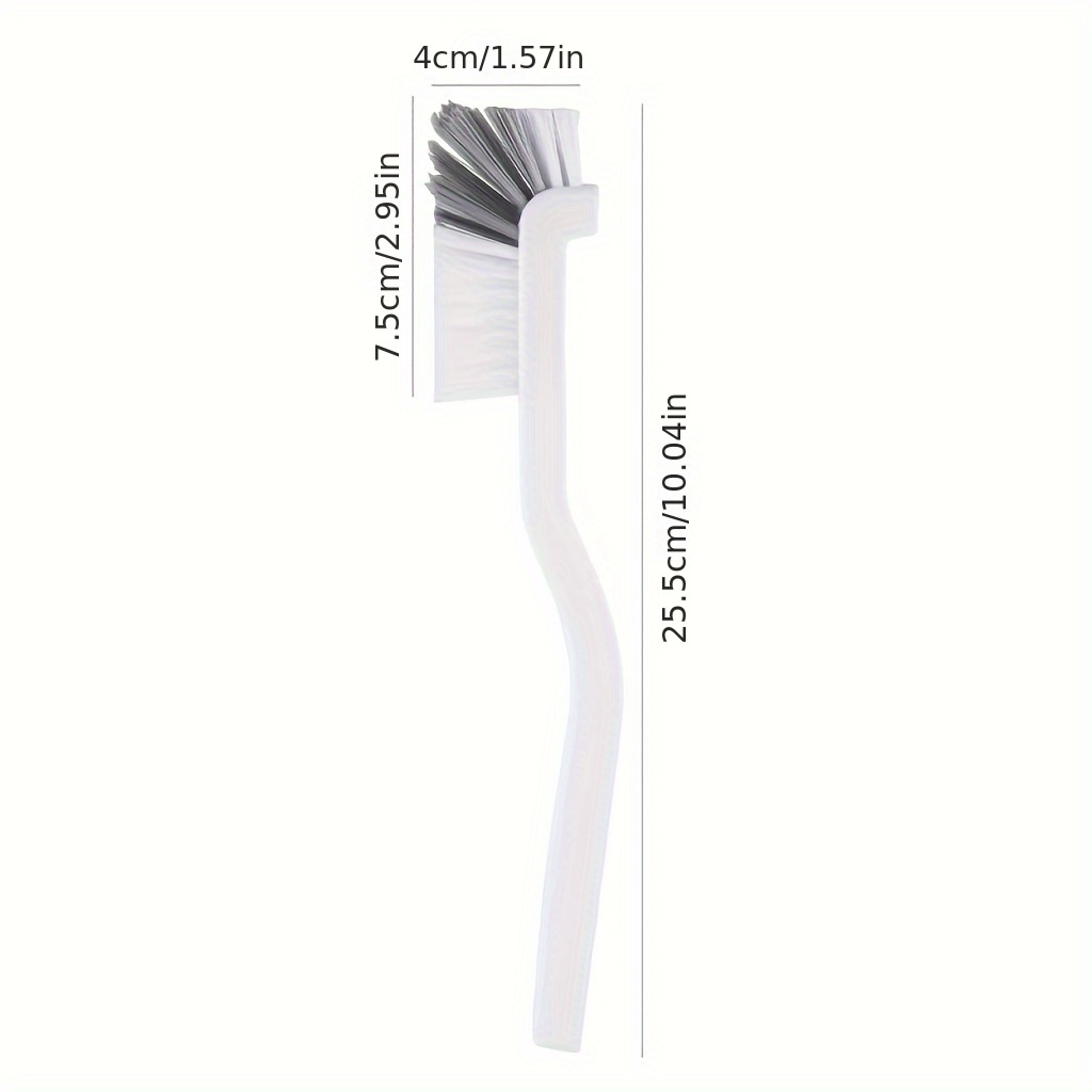 Long Handle Kitchen Cleaning Brush Stiff Bristle Scrub  Crevice Cleaning Tool 3