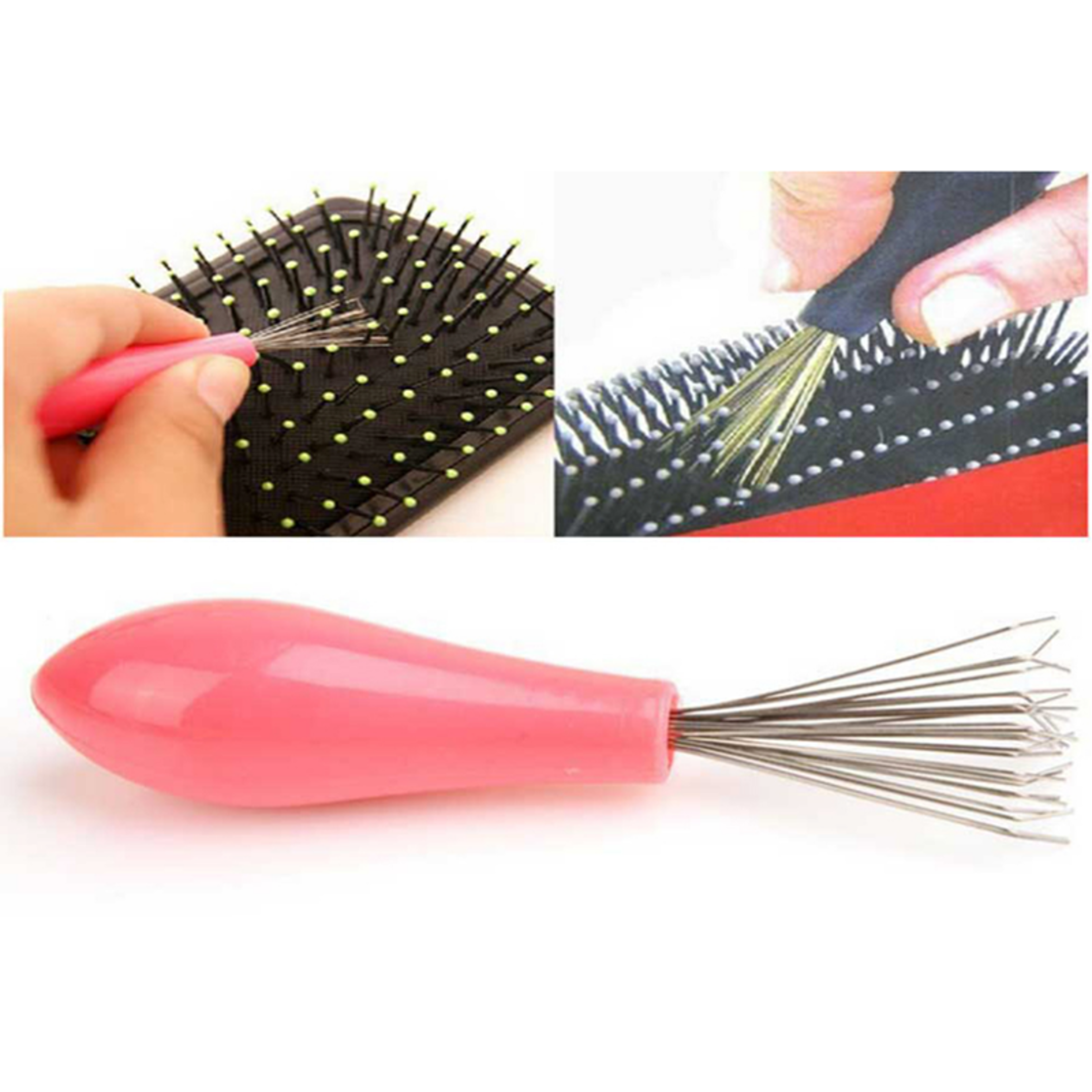 Compact Hair  Comb Cleaning Tool Precision Hair Brush Cleaner  Brush Cleaning Tool For Easy Groomin 3