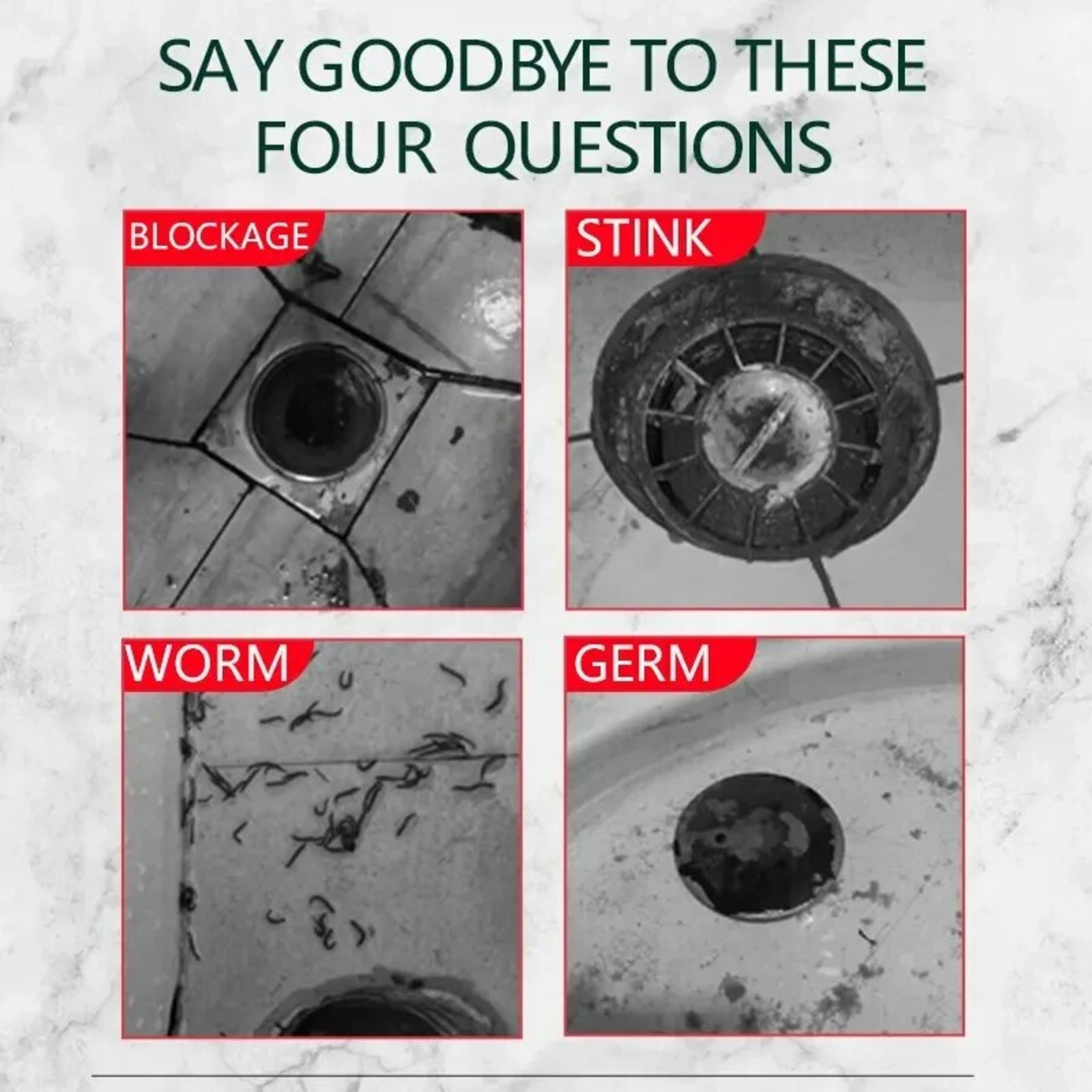Floor Drain Odor Blocker Core For Sewer Smell  Pest Protection 5