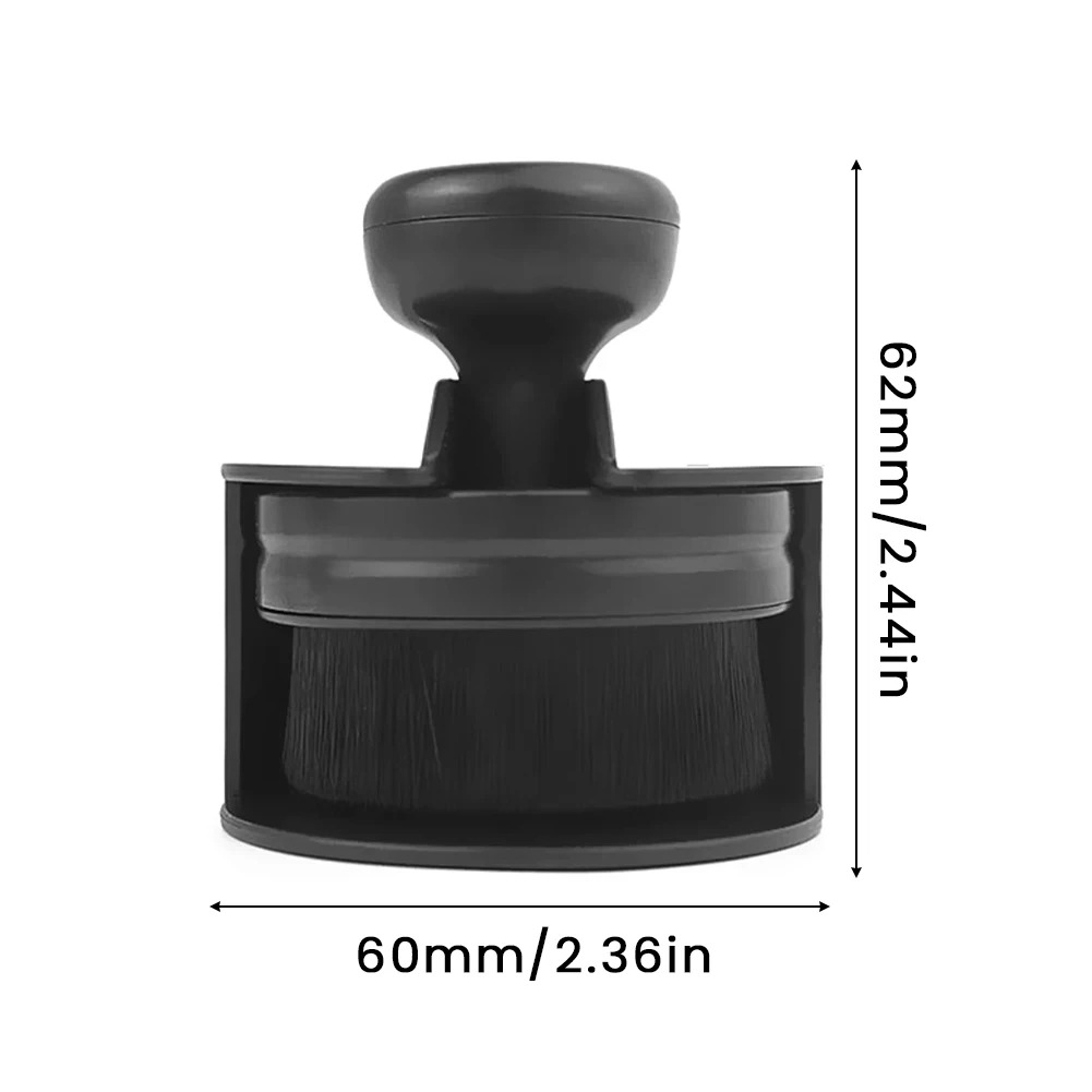 Premium Tire Shine Applicator Brush High Density Portable Car Tire Brush with Ergonomic Holder – view 6