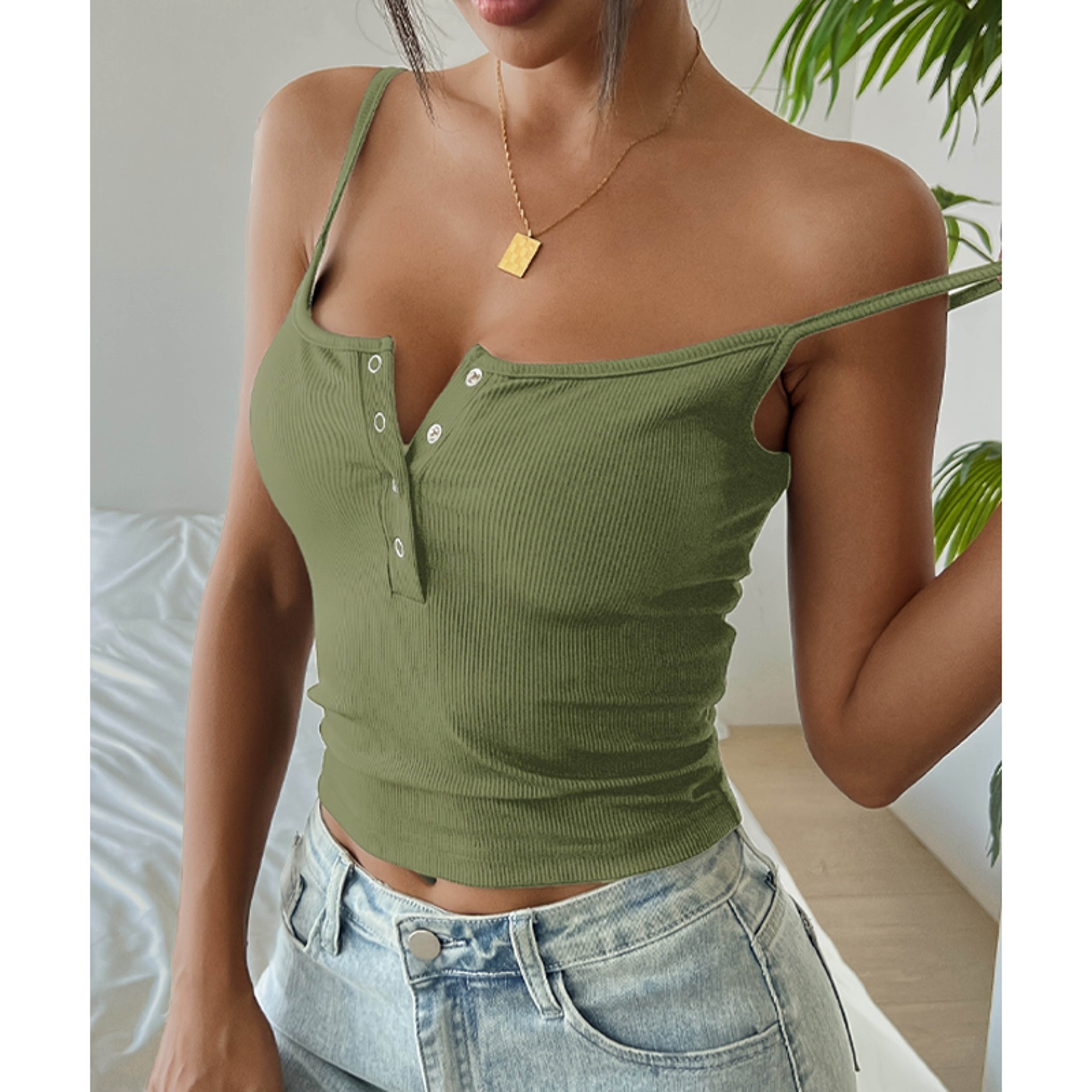 Corset Crop Cami Slim Fit Summer Tank Top For Women 5