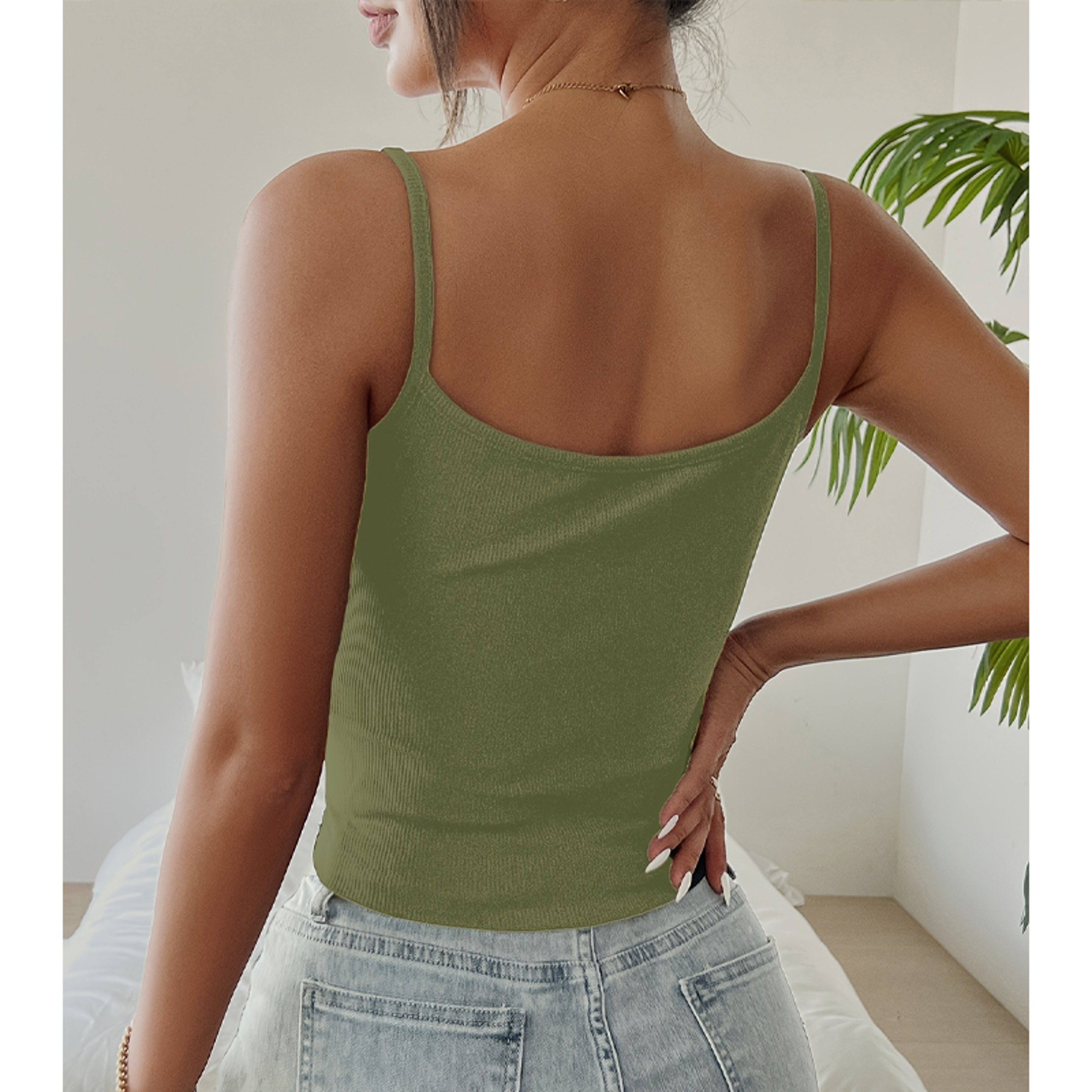 Corset Crop Cami Slim Fit Summer Tank Top For Women 6