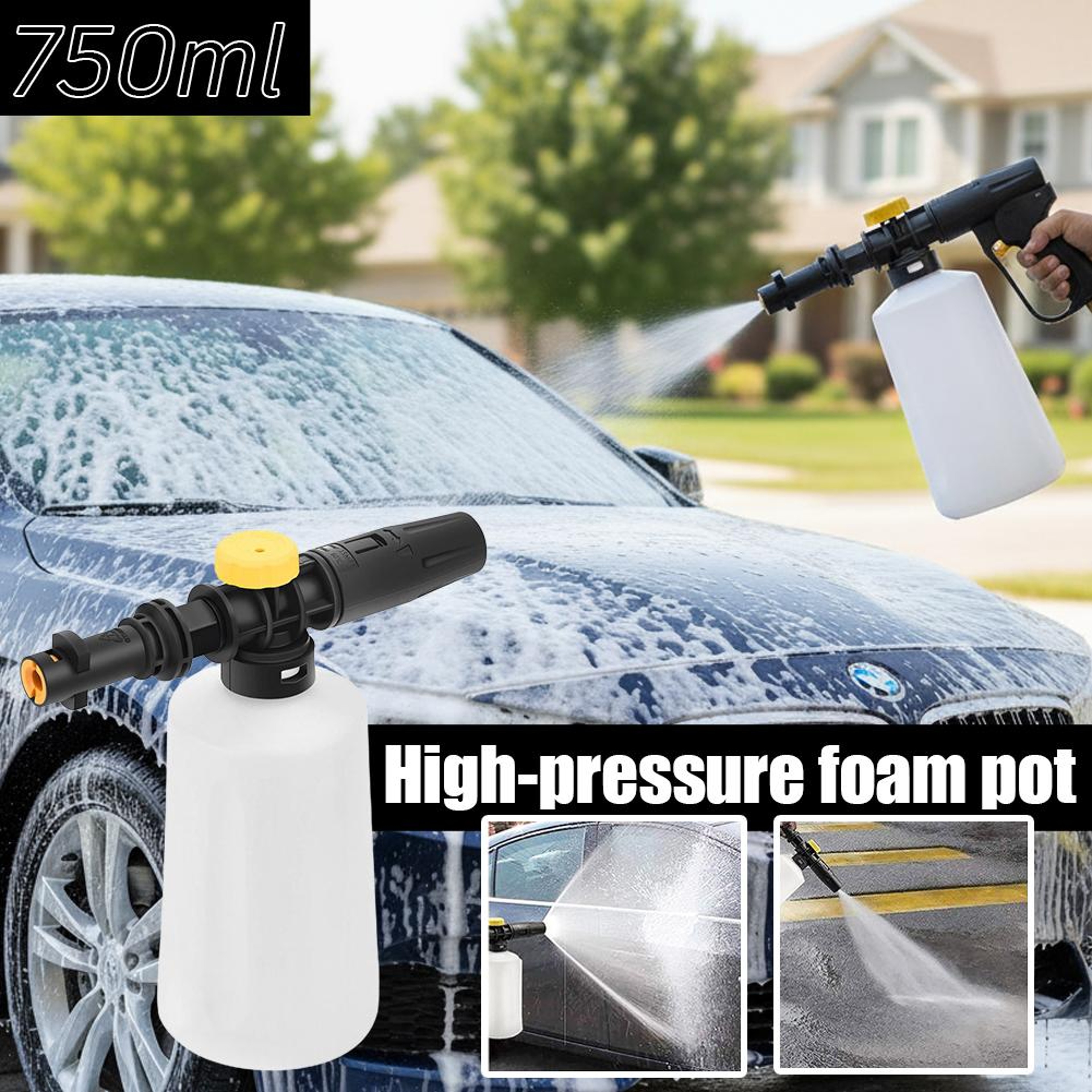 Compatible Adjustable Foam Cannon Car Wash Sprayer 3