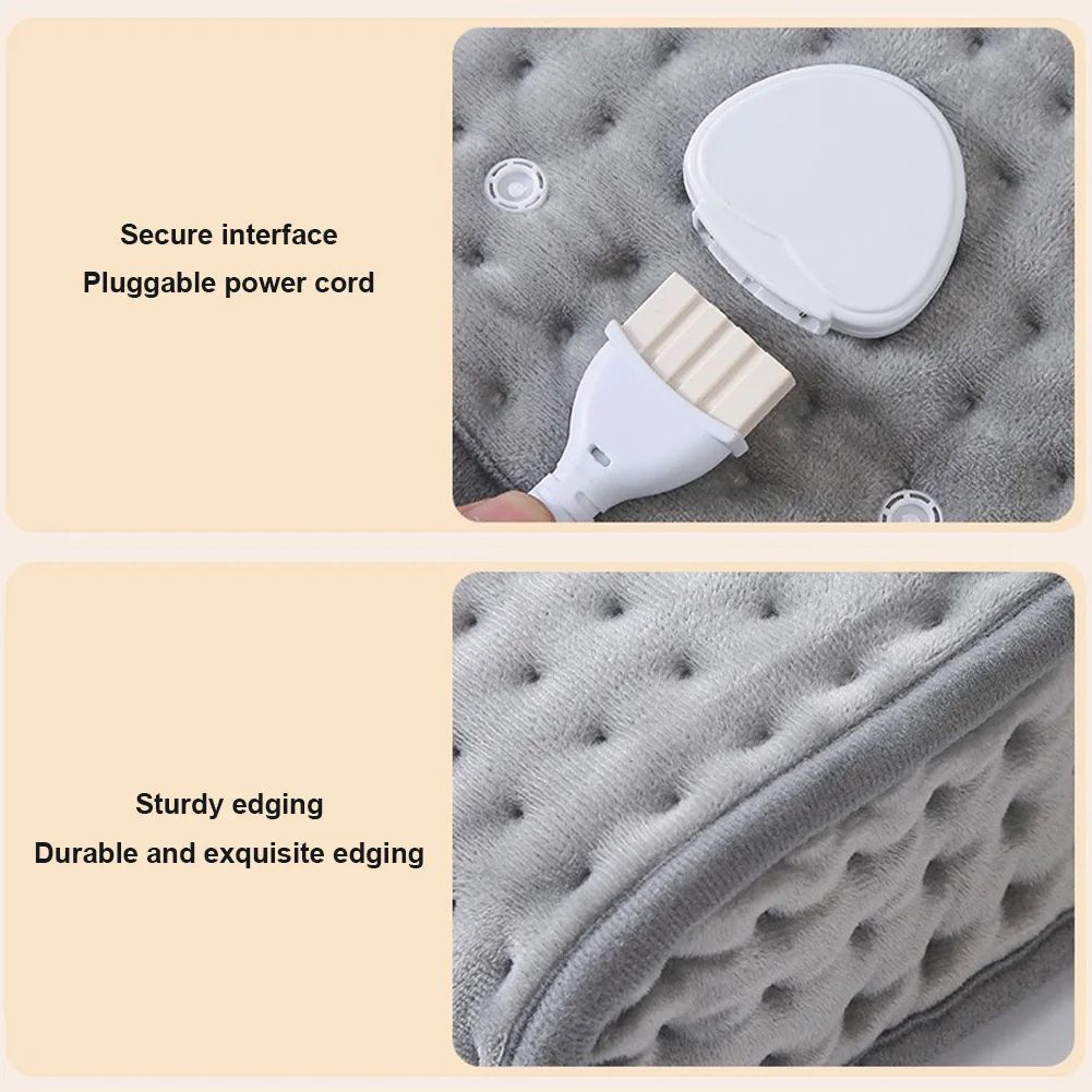 Electric Heated Foot Warmers Soft Feet Heating Pad 9 Gear Adjustable Temperature Electric Shoe Heat 2