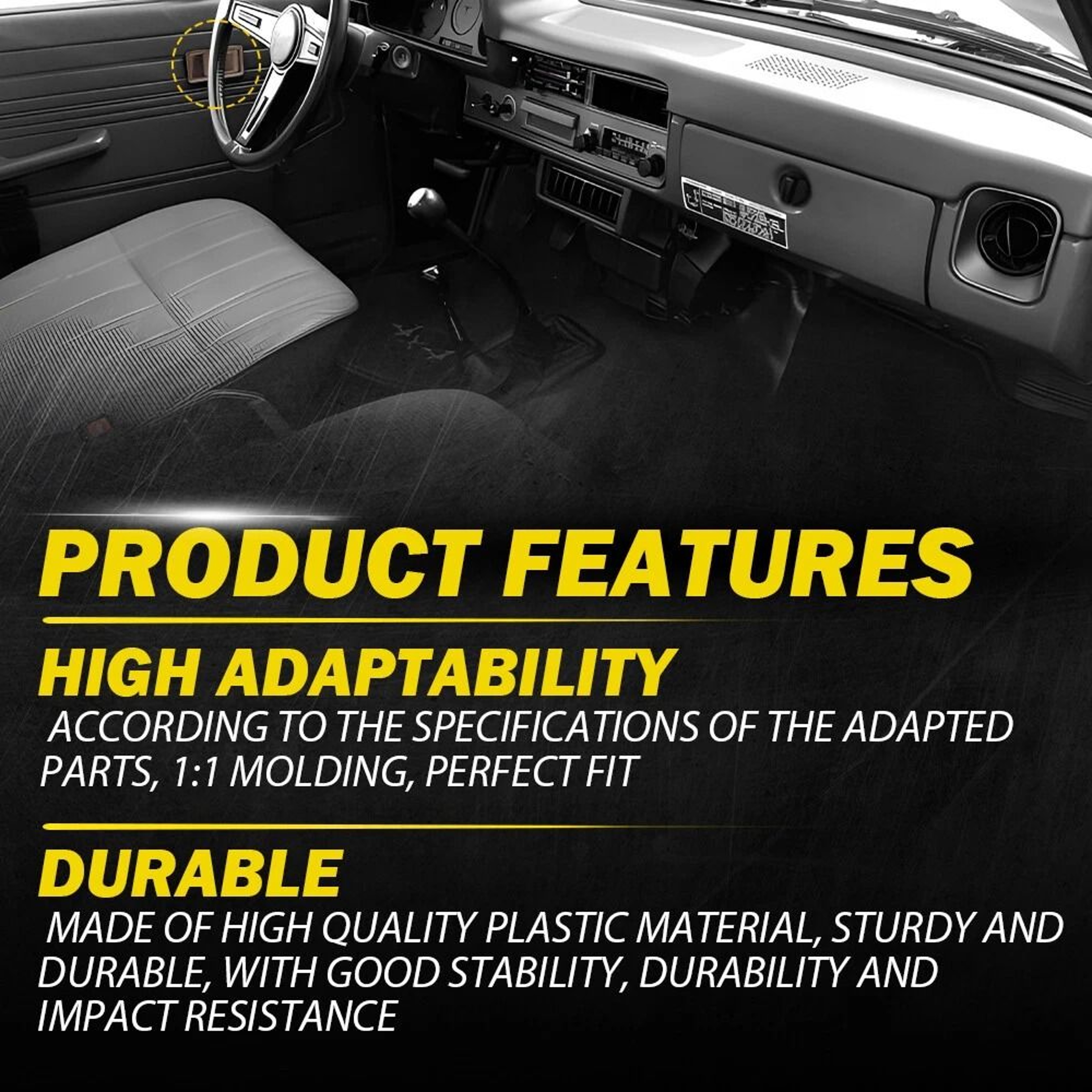 Tacoma Brown Door Handle Inner Indoor Left Right Easy Installation Durable Material 5