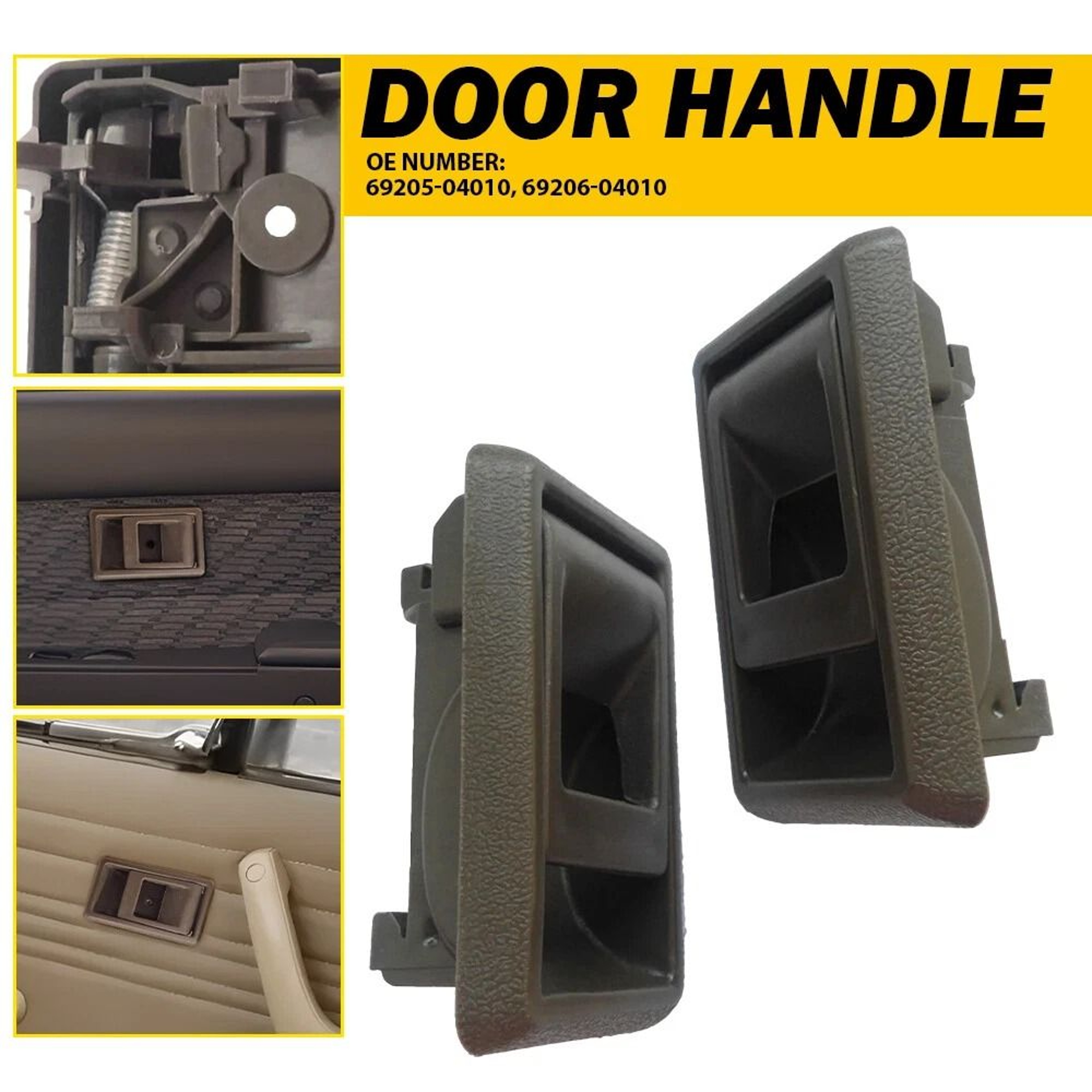 Tacoma Brown Door Handle Inner Indoor Left Right Easy Installation Durable Material 9