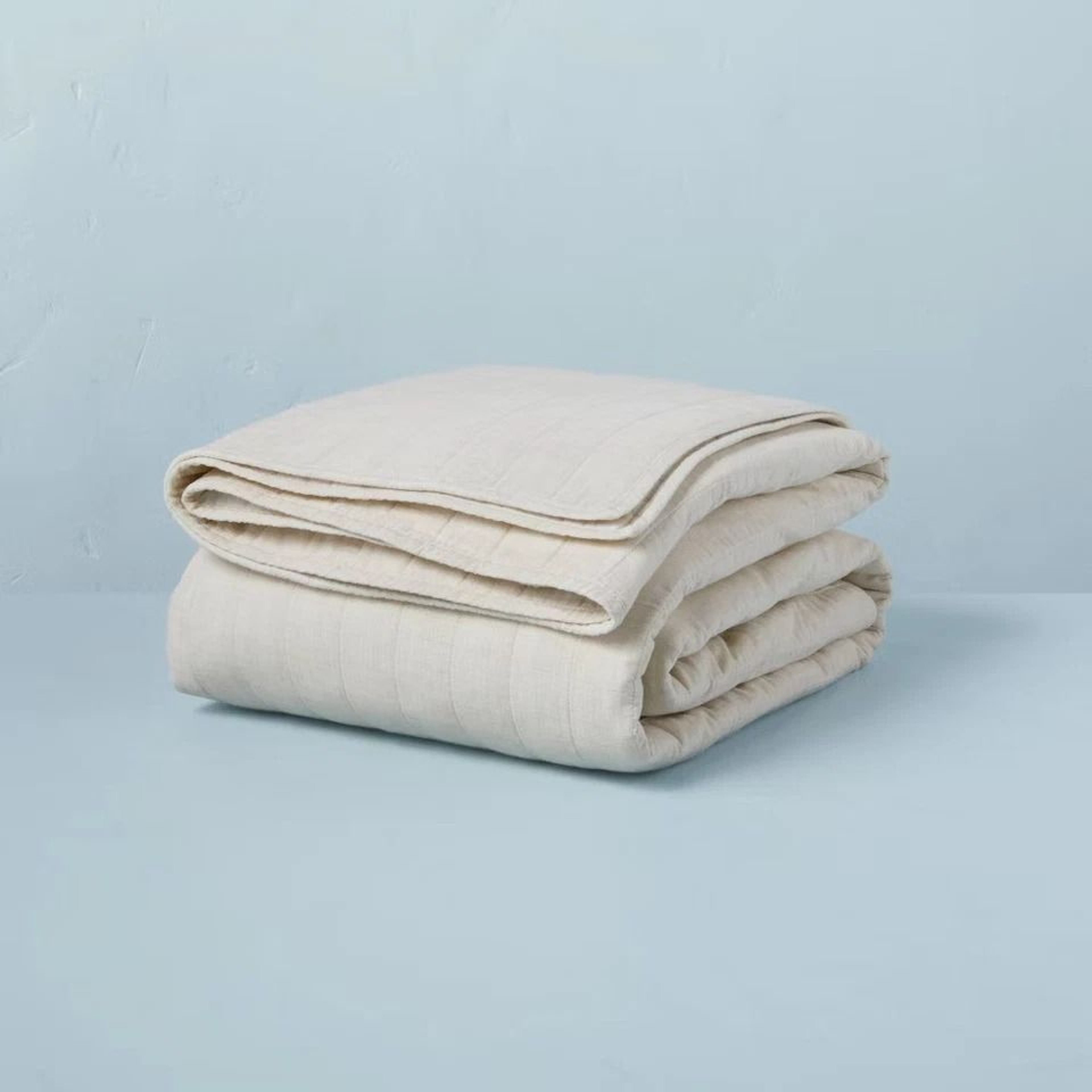 FullQueen Channel Stitch Heathered Quilt Soft Quilted Bedding By Hearth  Hand With Magnolia 2